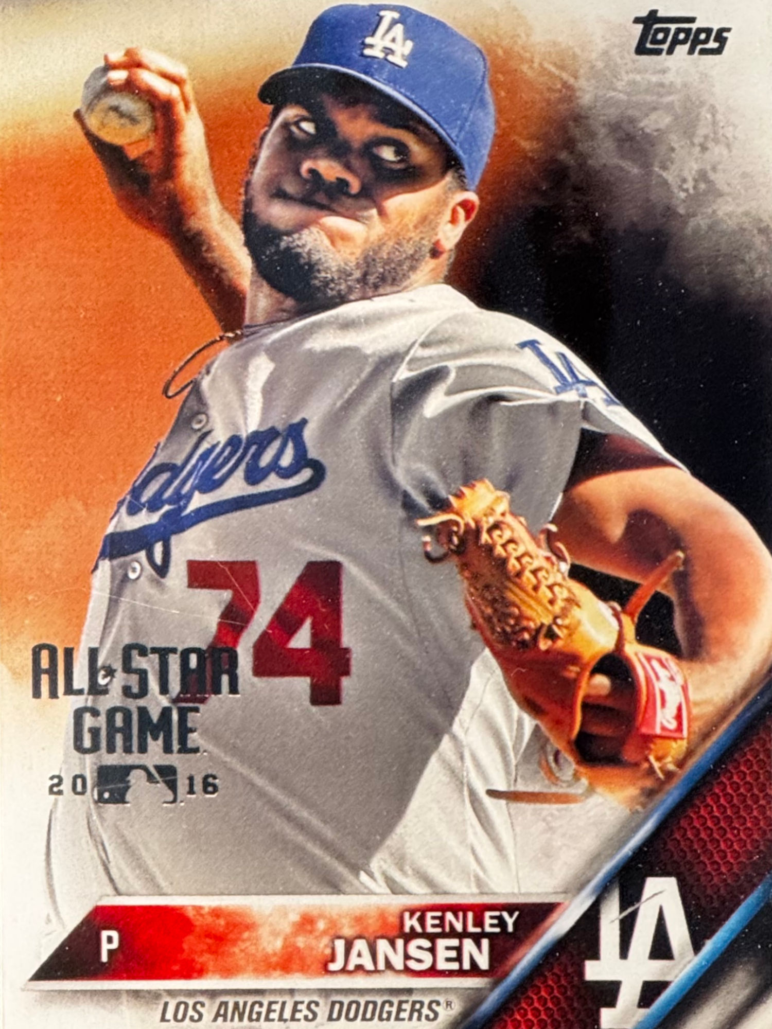 Kenley Jansen's Baseball Card Kenley Jansen's Baseball Card