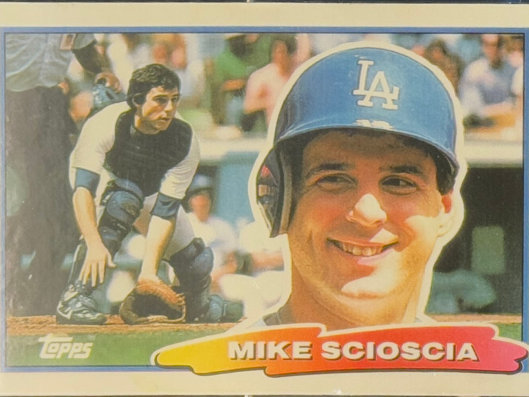 Mike Scioscia's Baseball Card Mike Scioscia's Baseball Card