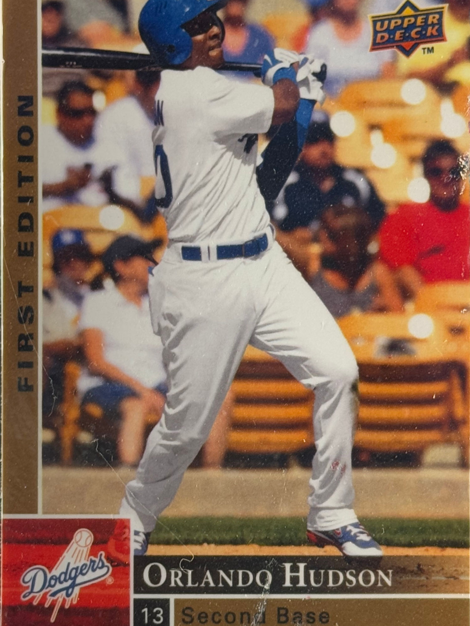 Orlando Hudson's Baseball Card Orlando Hudson's Baseball Card