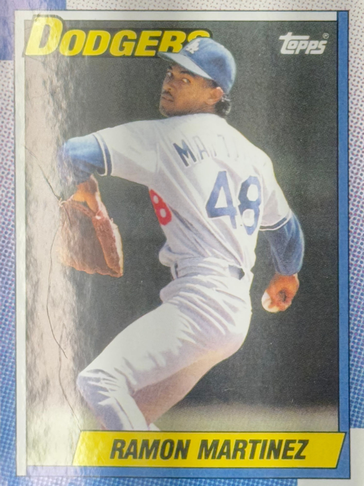 Ramon Martinez's Baseball Card Ramon Martinez's Baseball Card