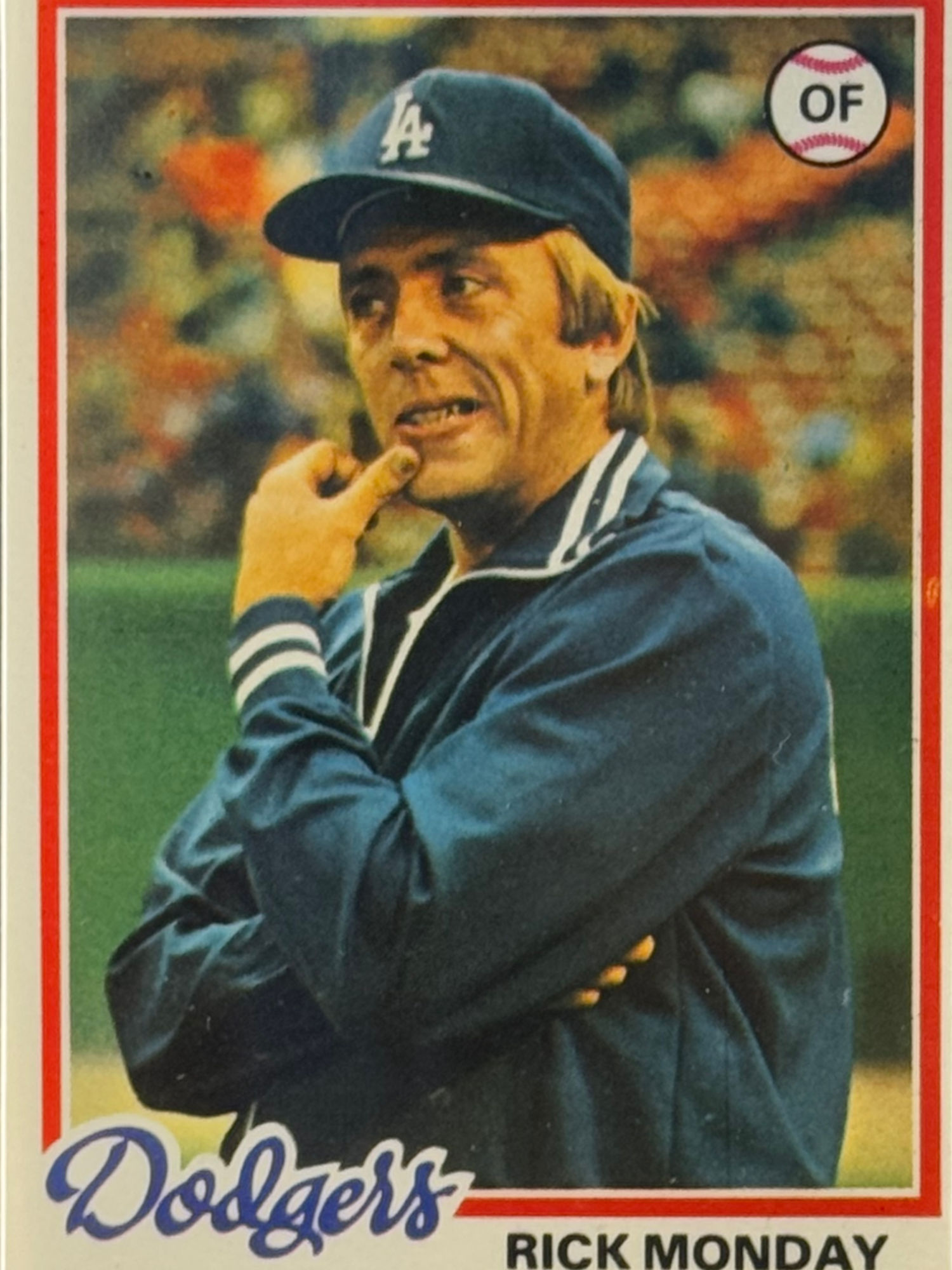 Rick Monday's Baseball Card Rick Monday's Baseball Card