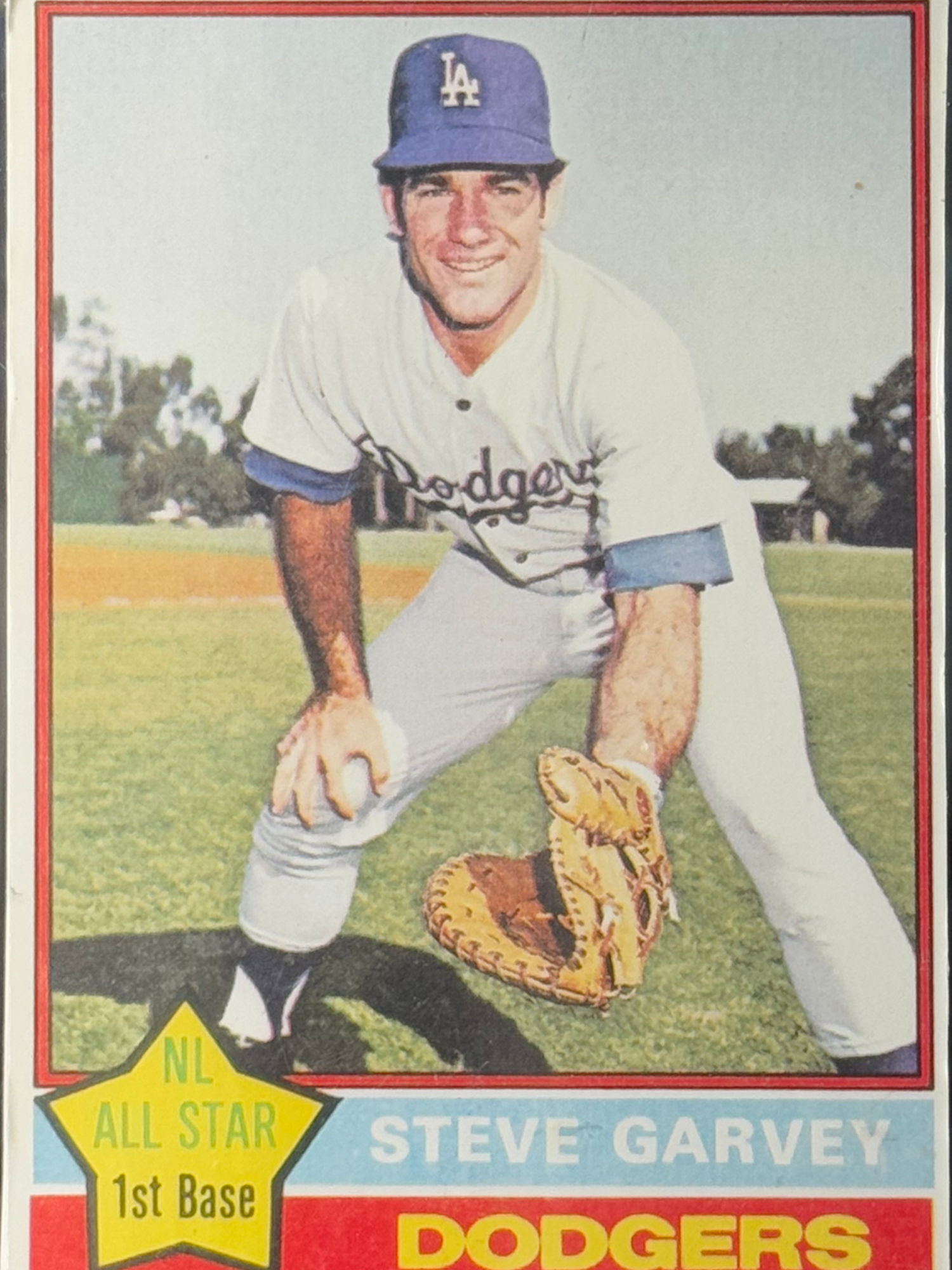 Steve Garvey's Baseball Card Steve Garvey's Baseball Card