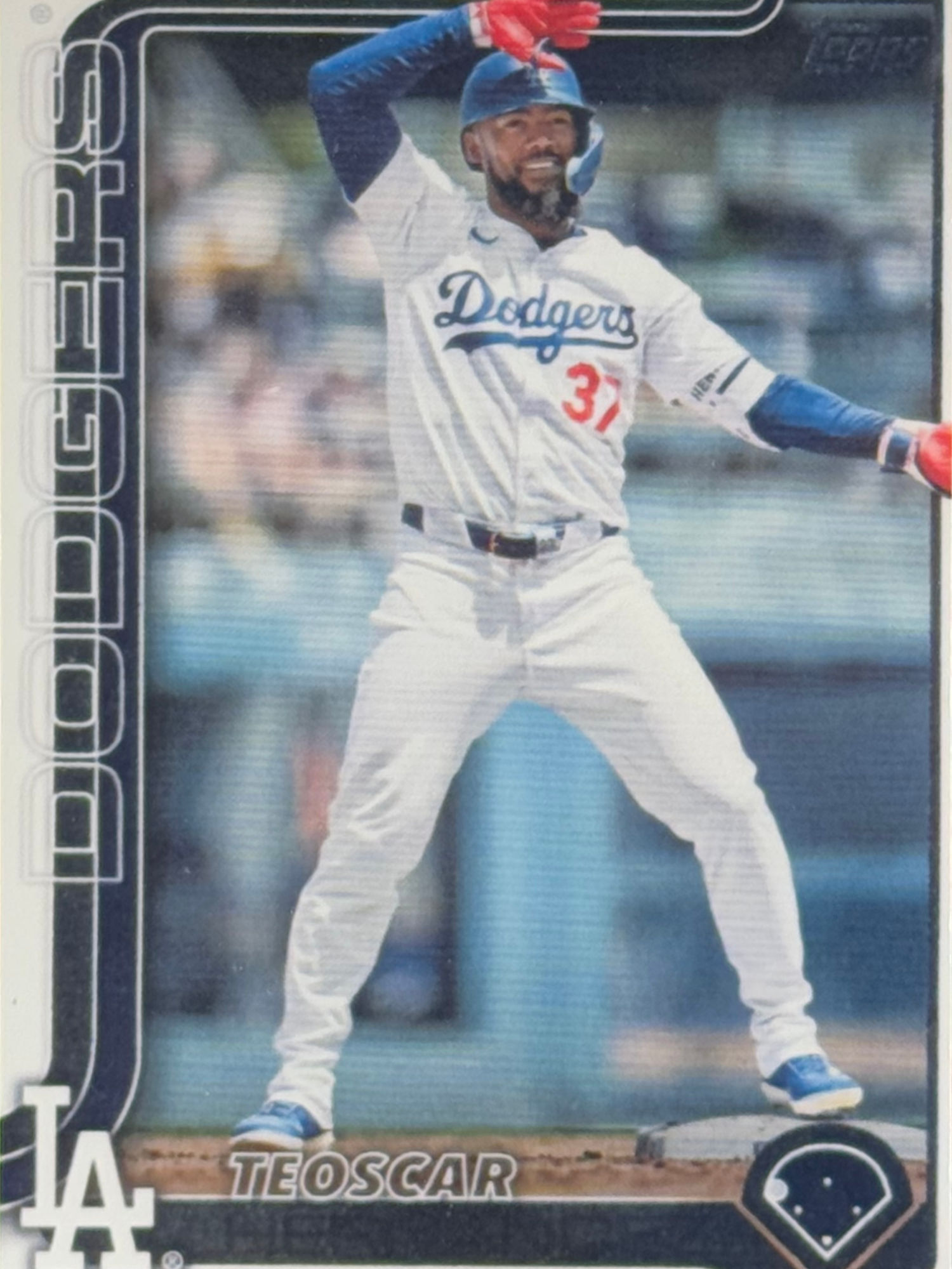 Teoscar Hernandez's Baseball Card Teoscar Hernandez's Baseball Card