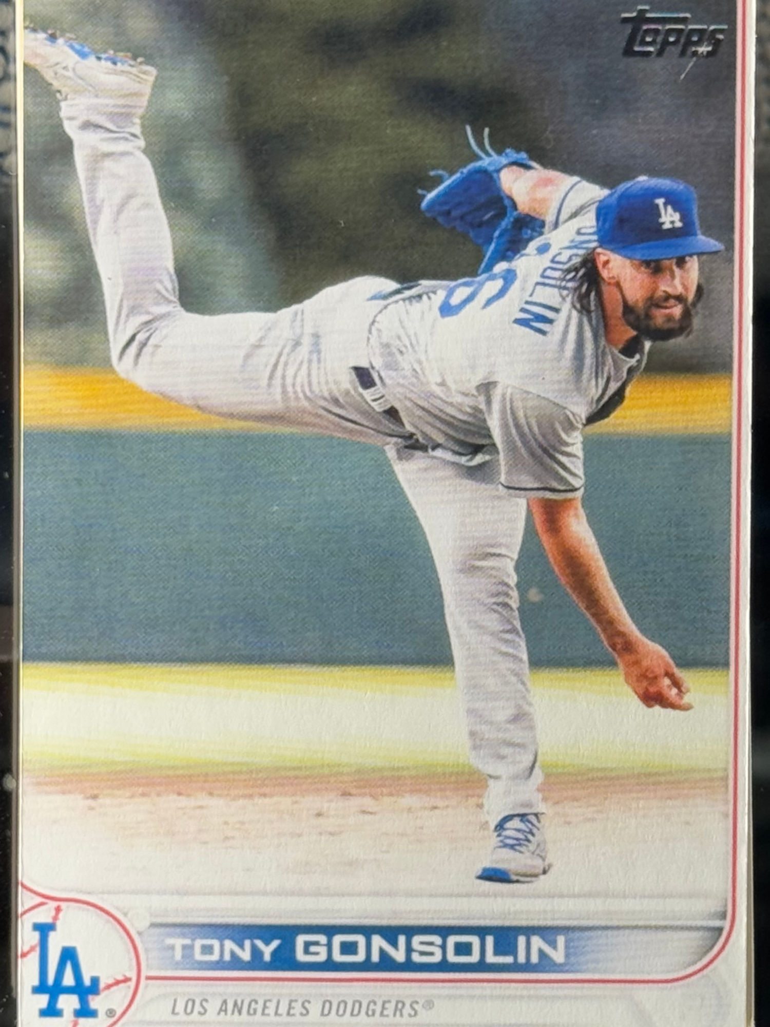 Tony Gonsolin's Baseball Card Tony Gonsolin's Baseball Card