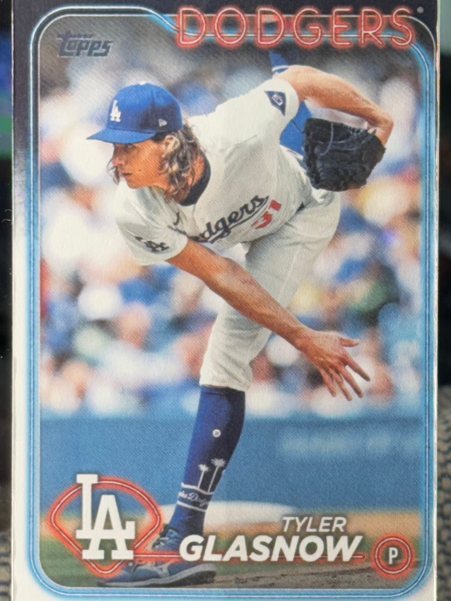 Tyler Glasnow's Baseball Card Tyler Glasnow's Baseball Card