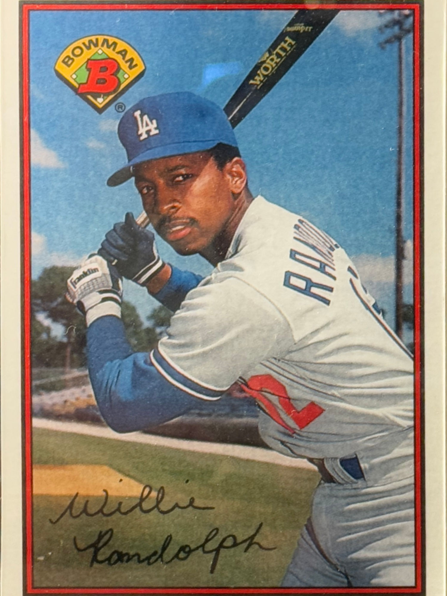 Willie Randolph's Baseball Card Willie Randolph's Baseball Card