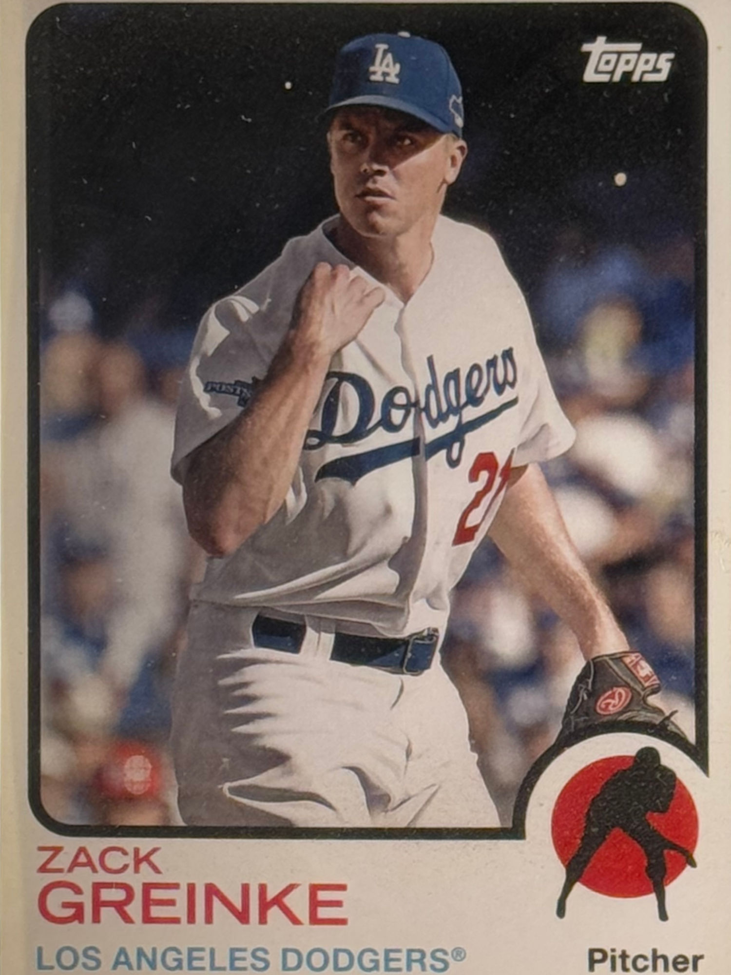 Zack Greinke's Baseball Card Zack Greinke's Baseball Card