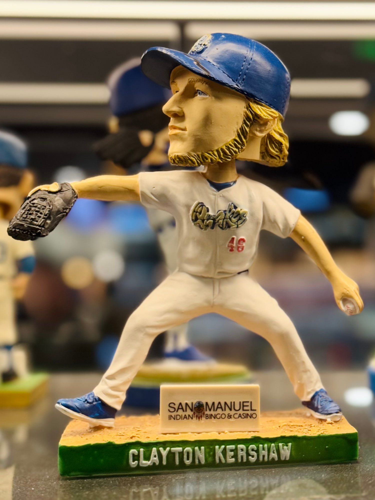 Baseline Club Bobbleheads Clayton Kershaw Minor League