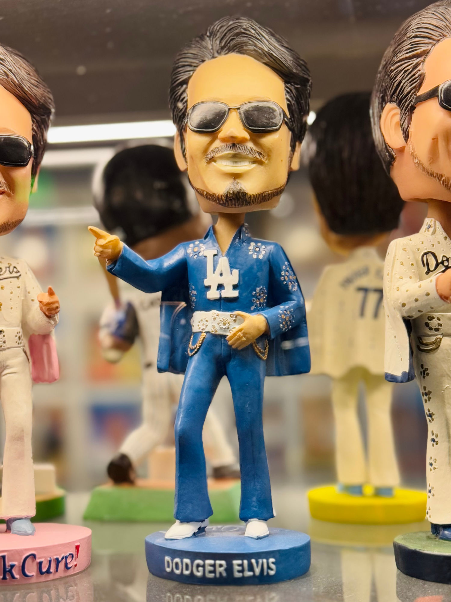 Dodger Elvis Baseline Club Bobbleheads Dodger Elvis