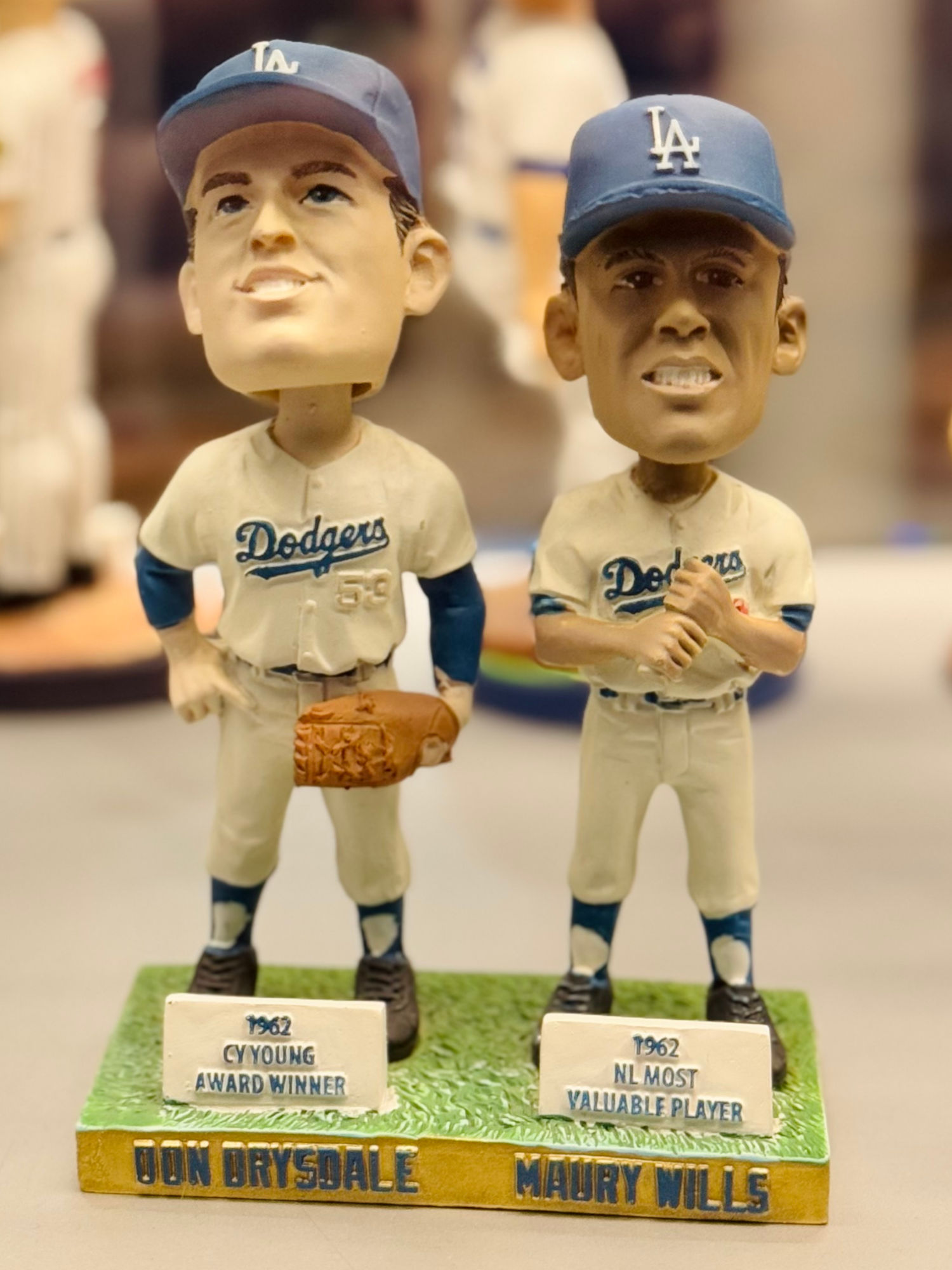 Baseline Club Bobbleheads Don Drysdale Maury Wills