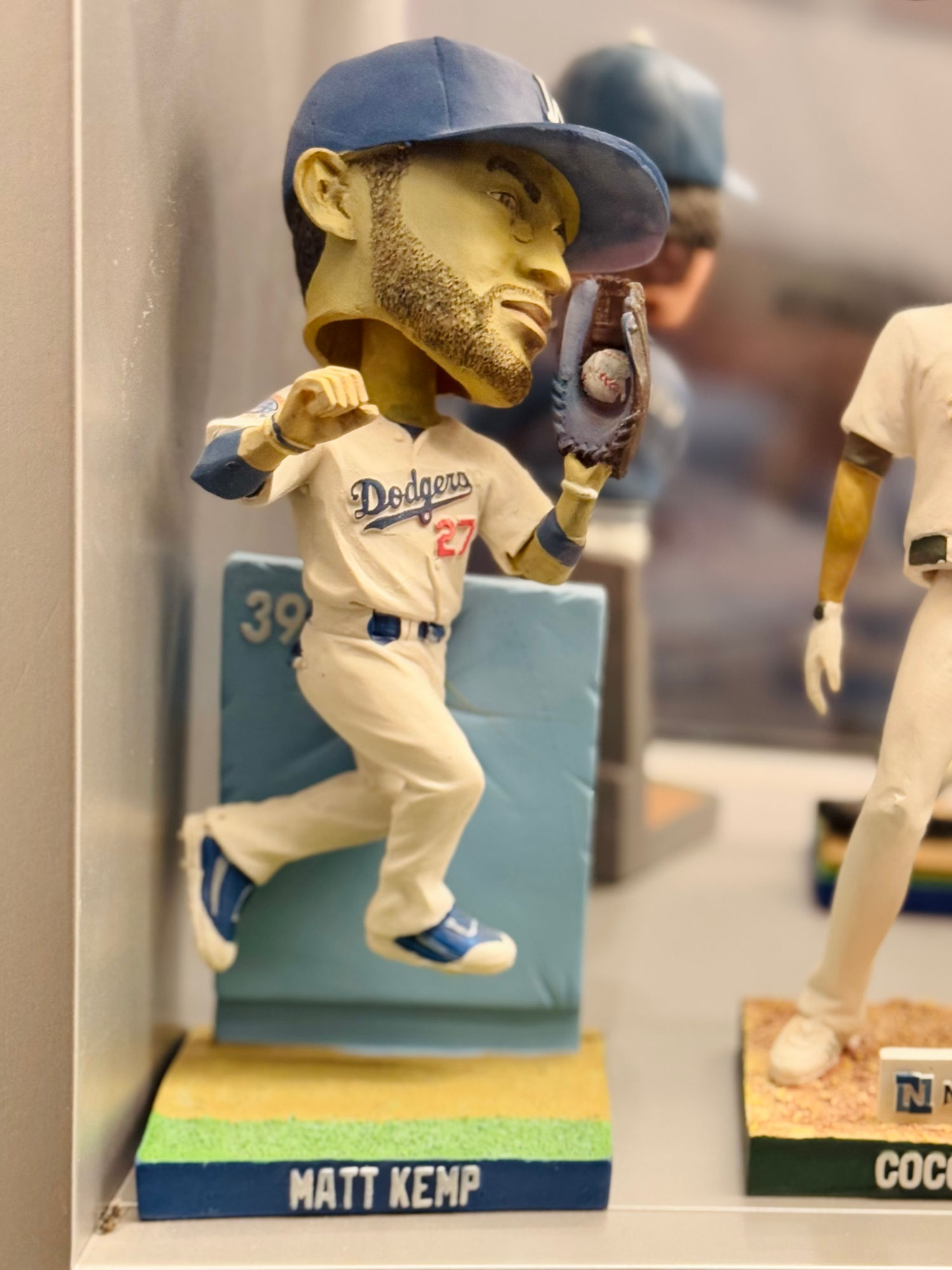 Baseline Club Bobbleheads Matt Kemp Catching
