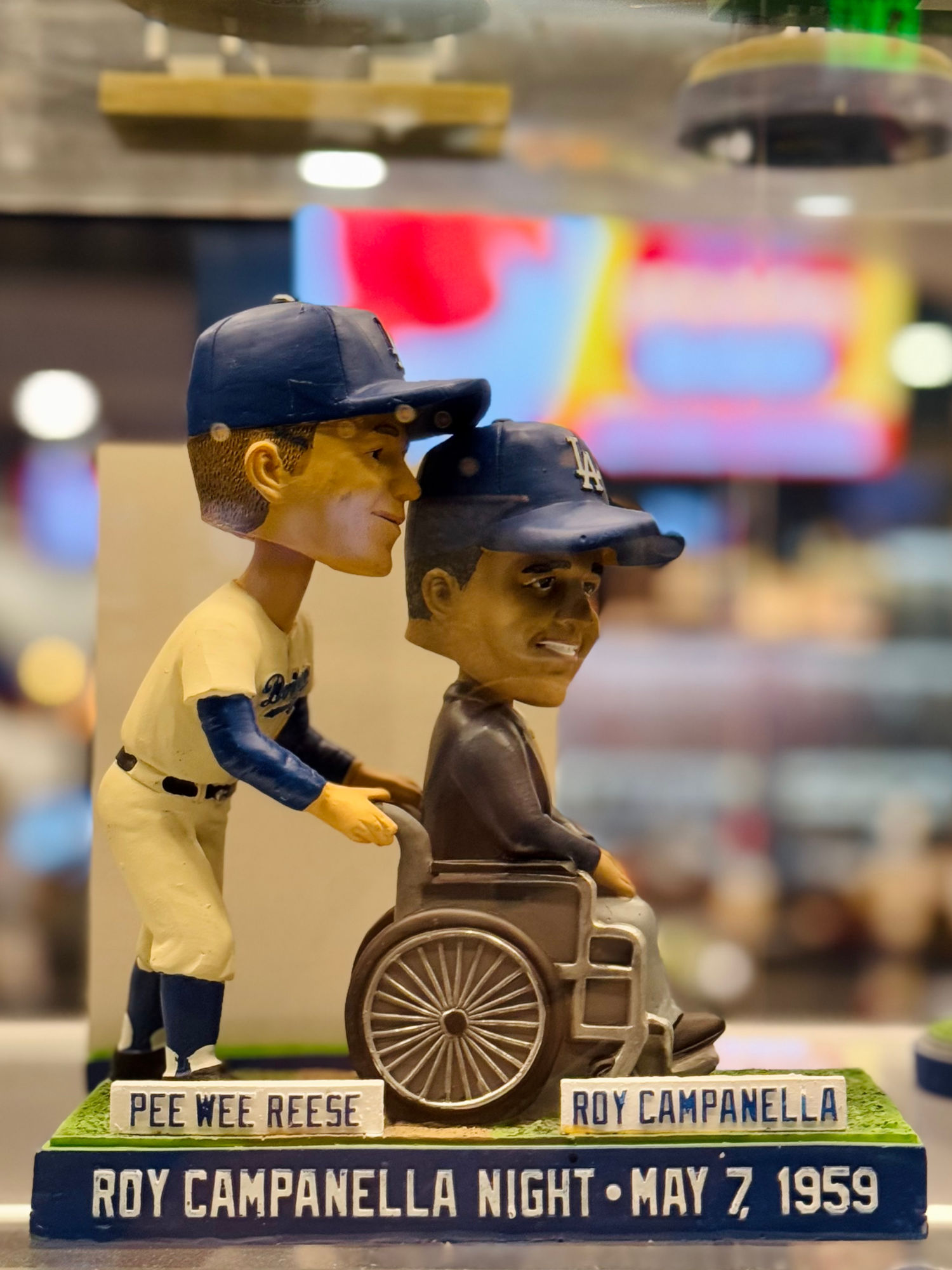 Baseline Club Bobbleheads Pee Wee Reese Roy Campanella