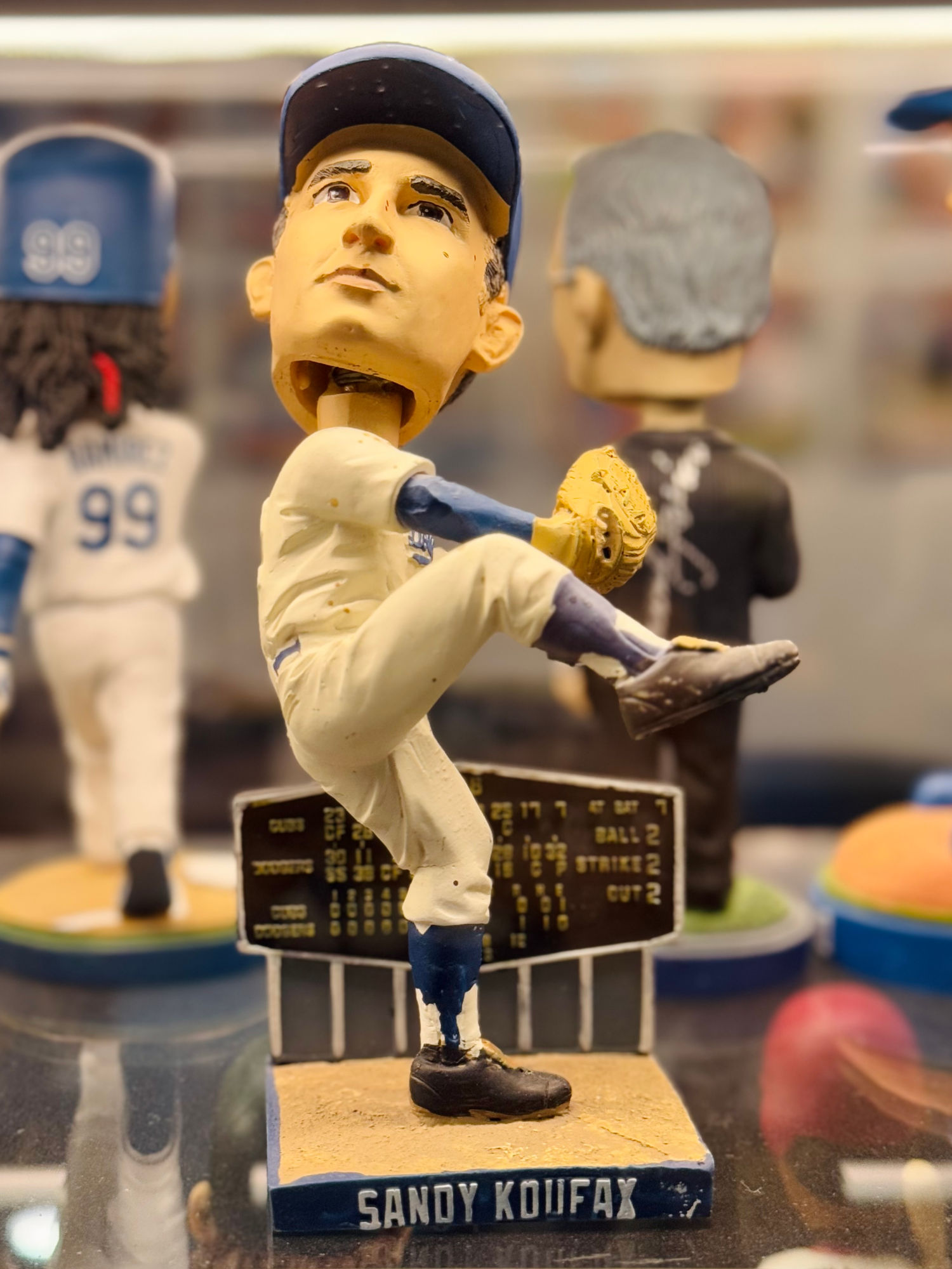 Sandy Koufax Scoreboard Baseline Club Bobbleheads Sandy Koufax Scoreboard