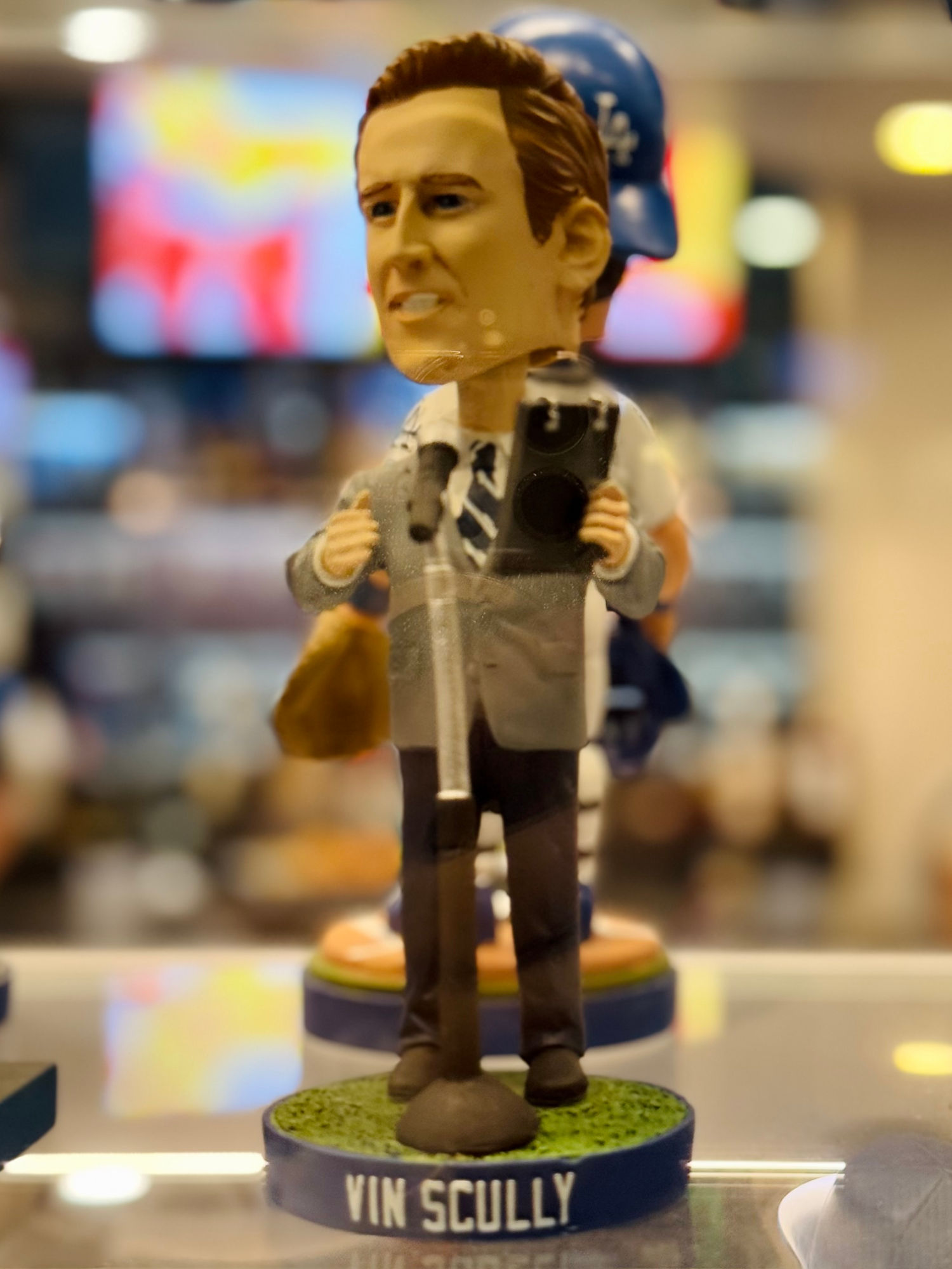 Vin Scully Retro Baseline Club Bobbleheads Vin Scully Retro