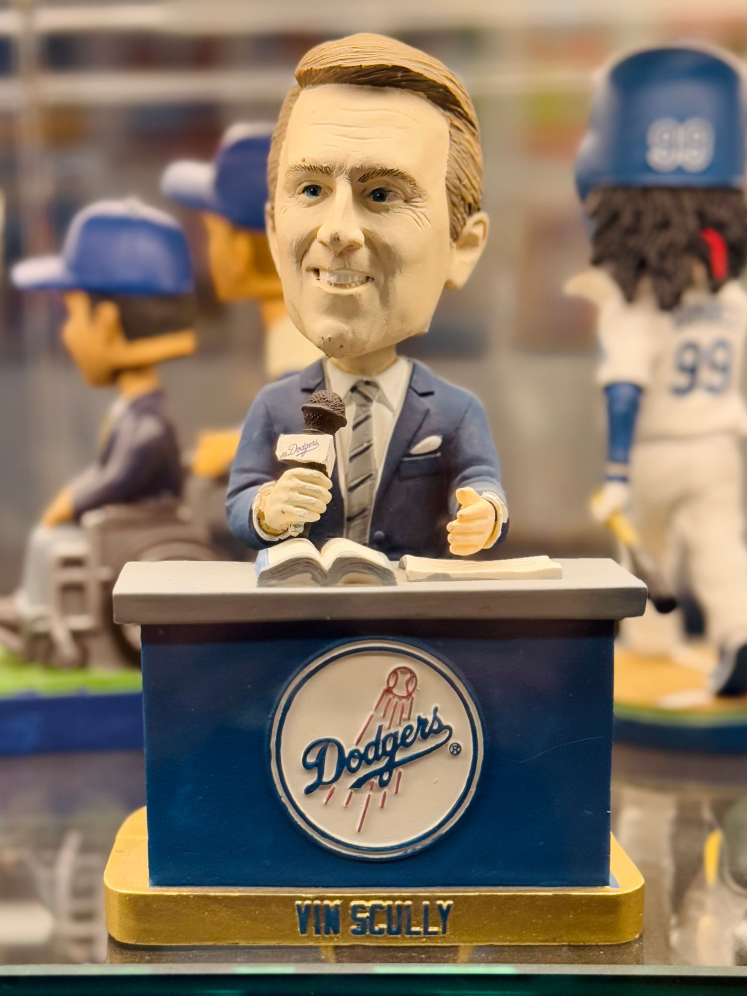 Vin Scully Baseline Club Bobbleheads Vin Scully