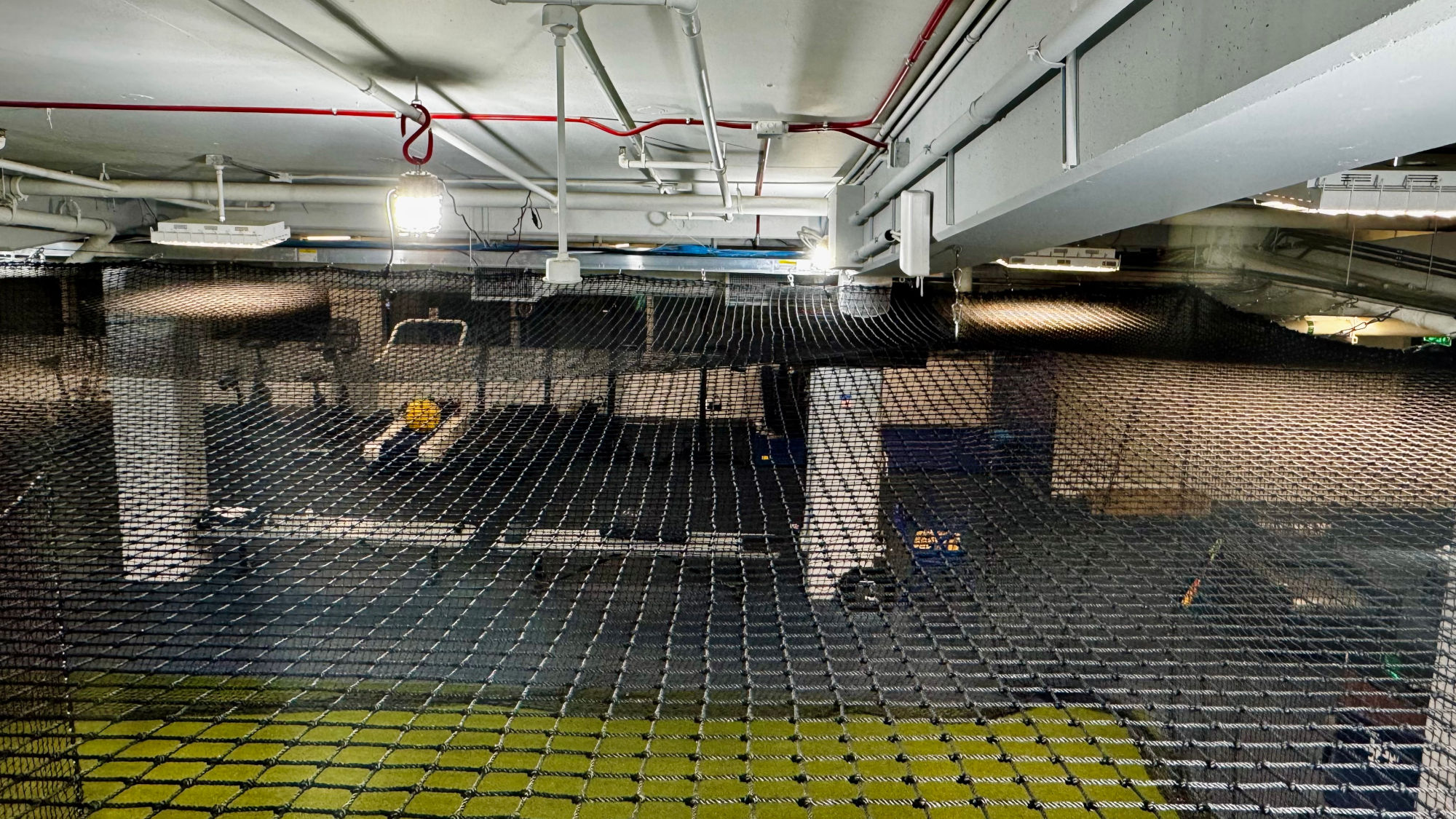 Batting Cage Workout Area