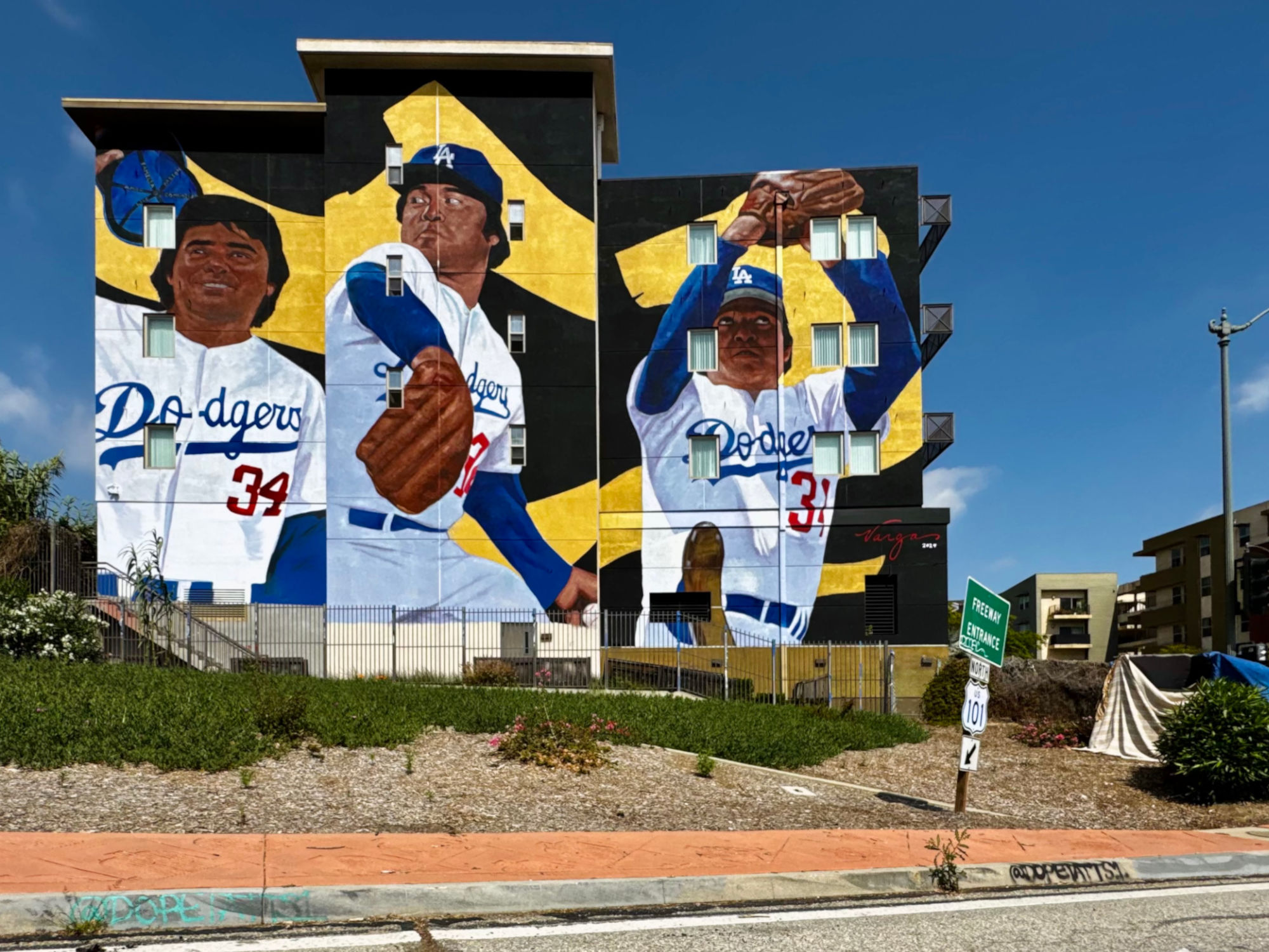 Boyle Heights Mural Fernando Valenzuela