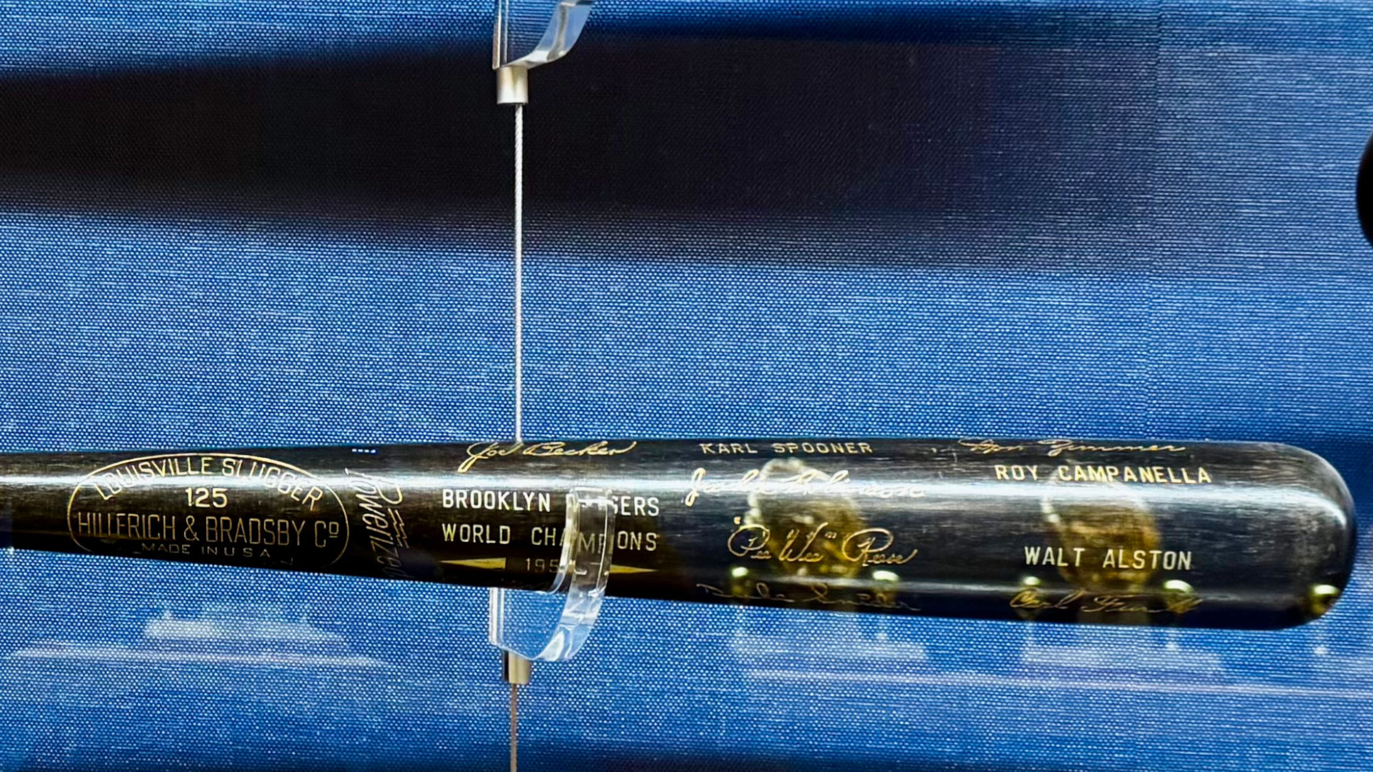 1955 World Championship Bat Los Angeles Dodgers 1955 World Championship Bat