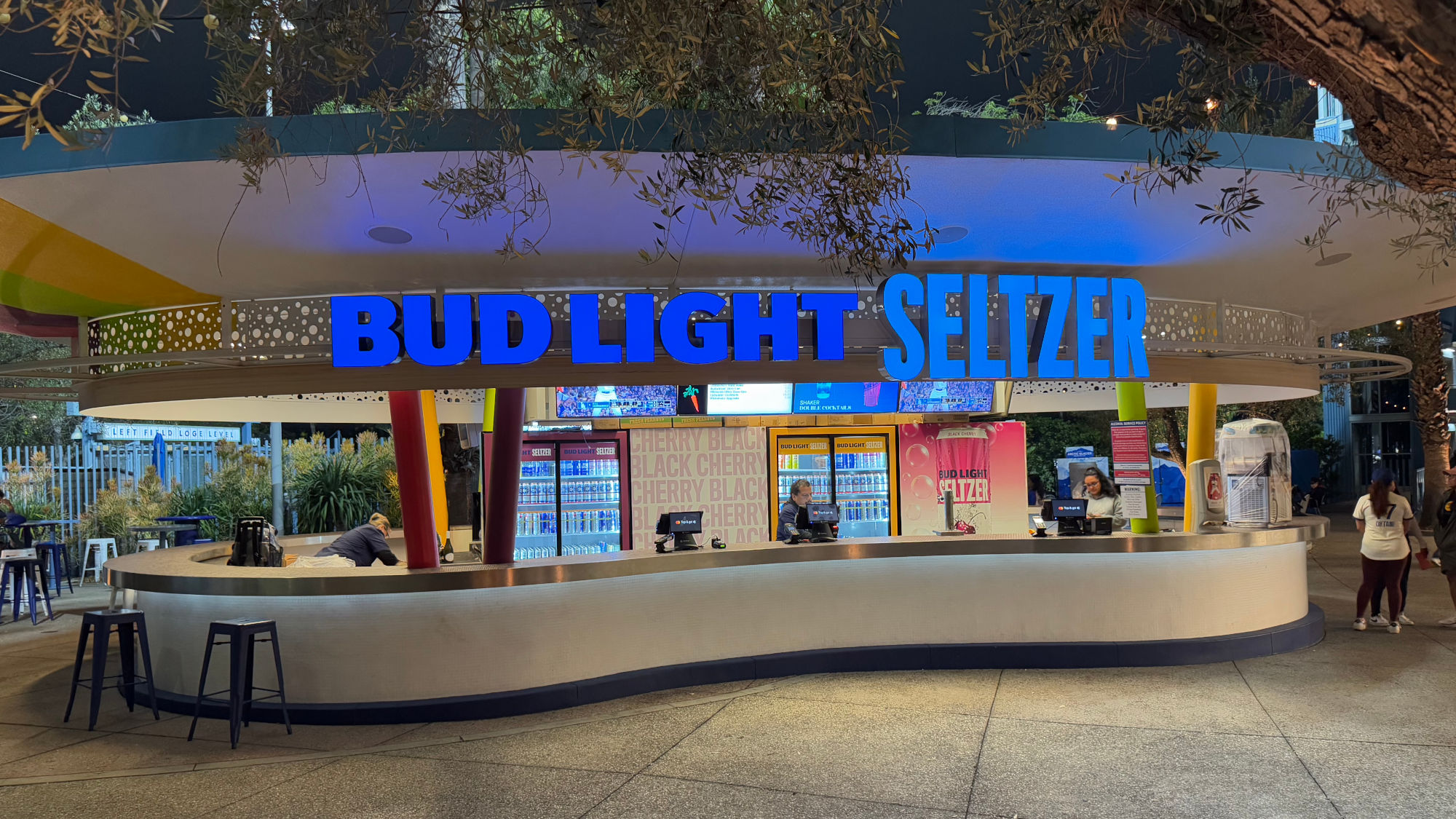 Blue Bud Light Seltzer Bar Blue