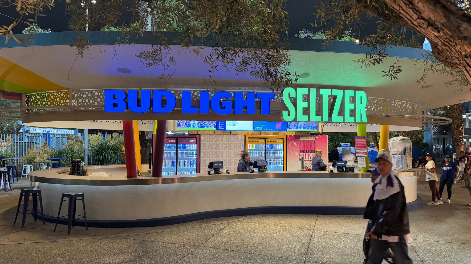 Green Bud Light Seltzer Bar Green