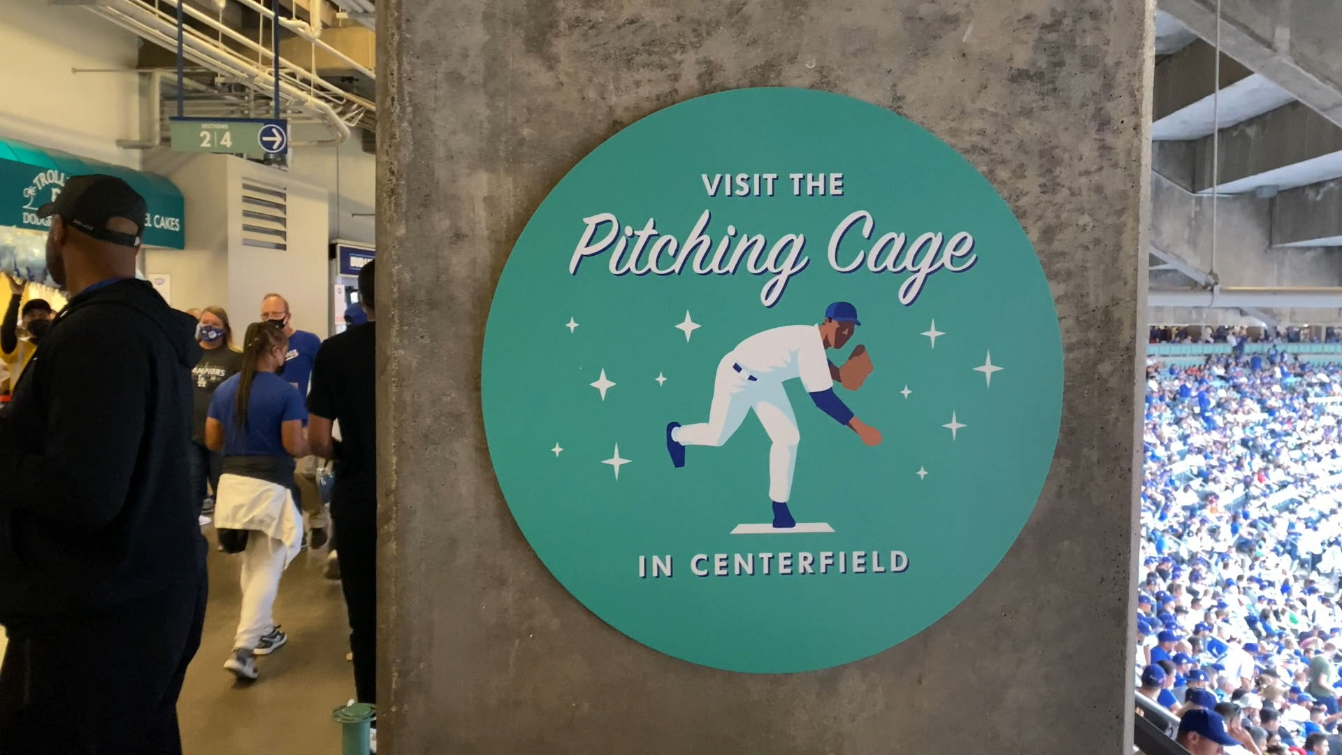 Pitching Cage Dodger Stadium