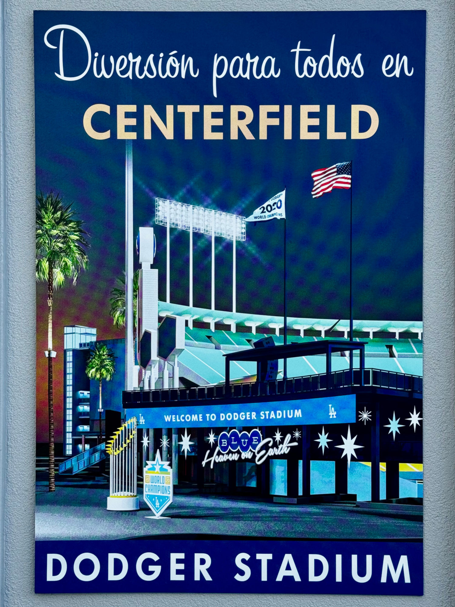 Centerfield Plaza Poster Spanish