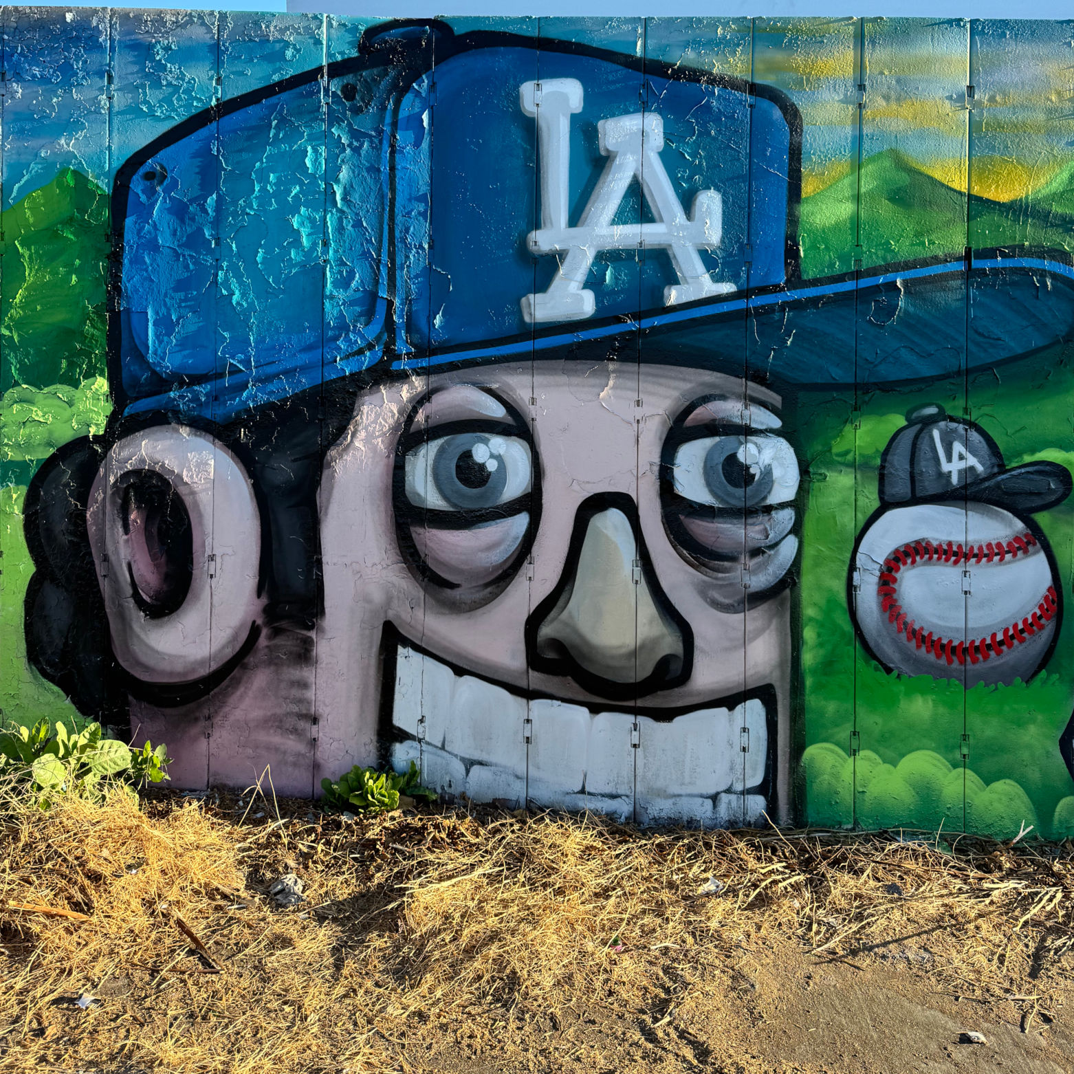 Cesar Chavez Dodger Mural Fernando