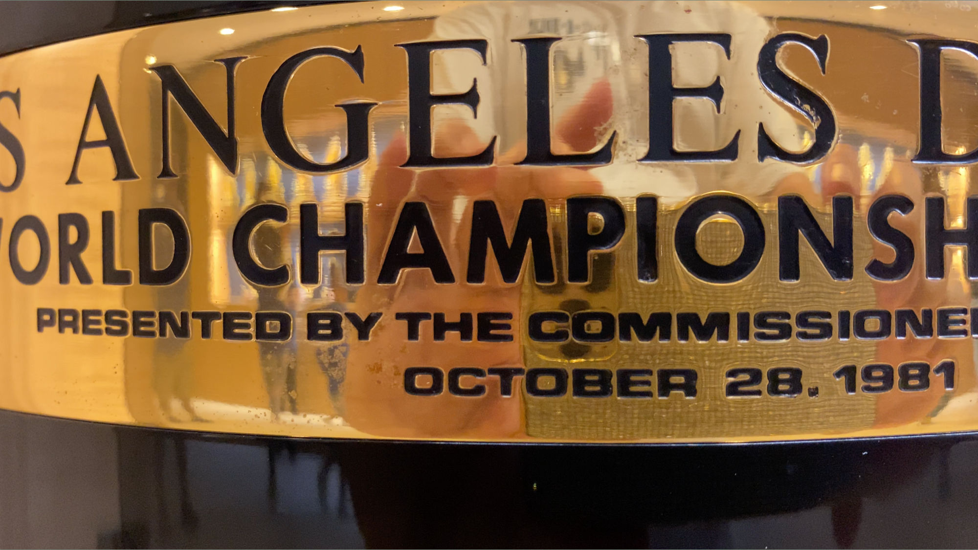 1981 Commissioner's Trophy 1981
