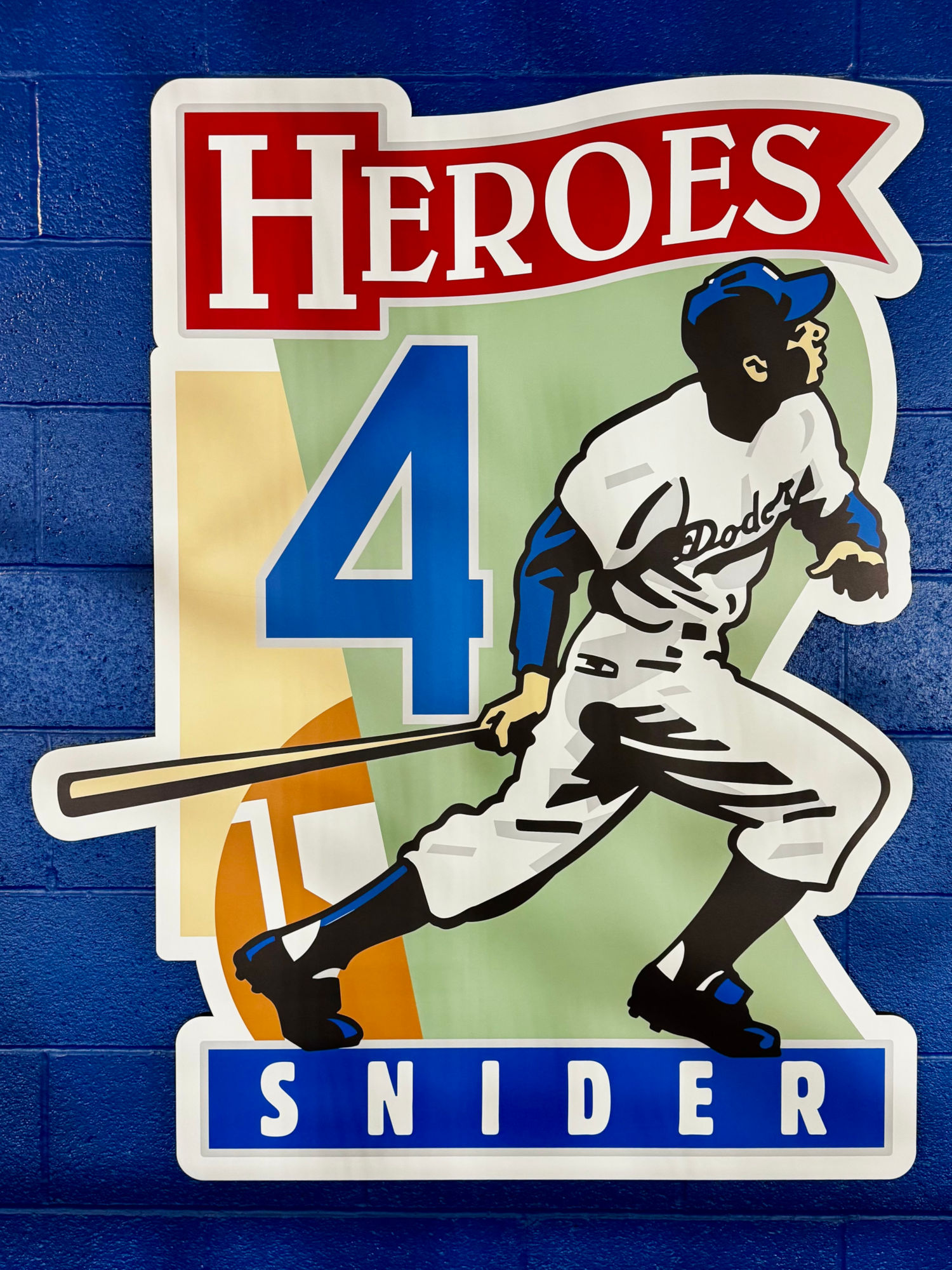 Dodger Hero Sleeve Patch Duke Snider