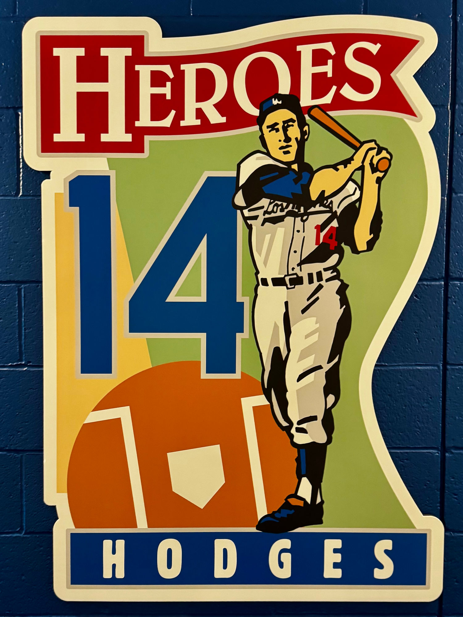 Dodger Hero Sleeve Patches Gil Hodges