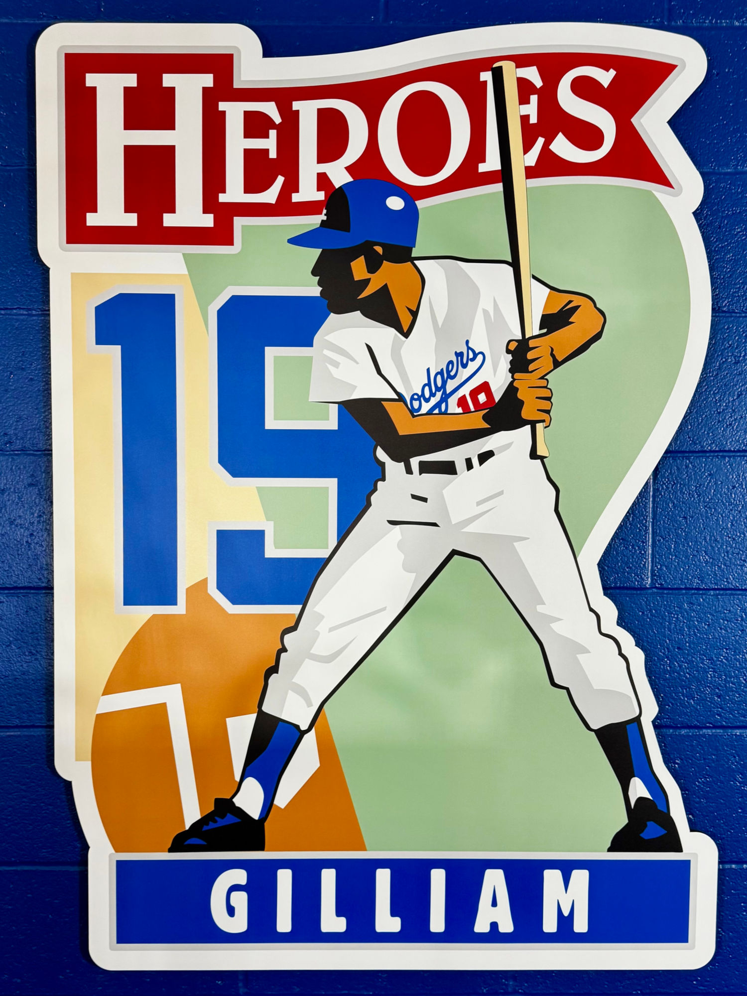 Dodger Hero Sleeve Patch Jim Gilliam
