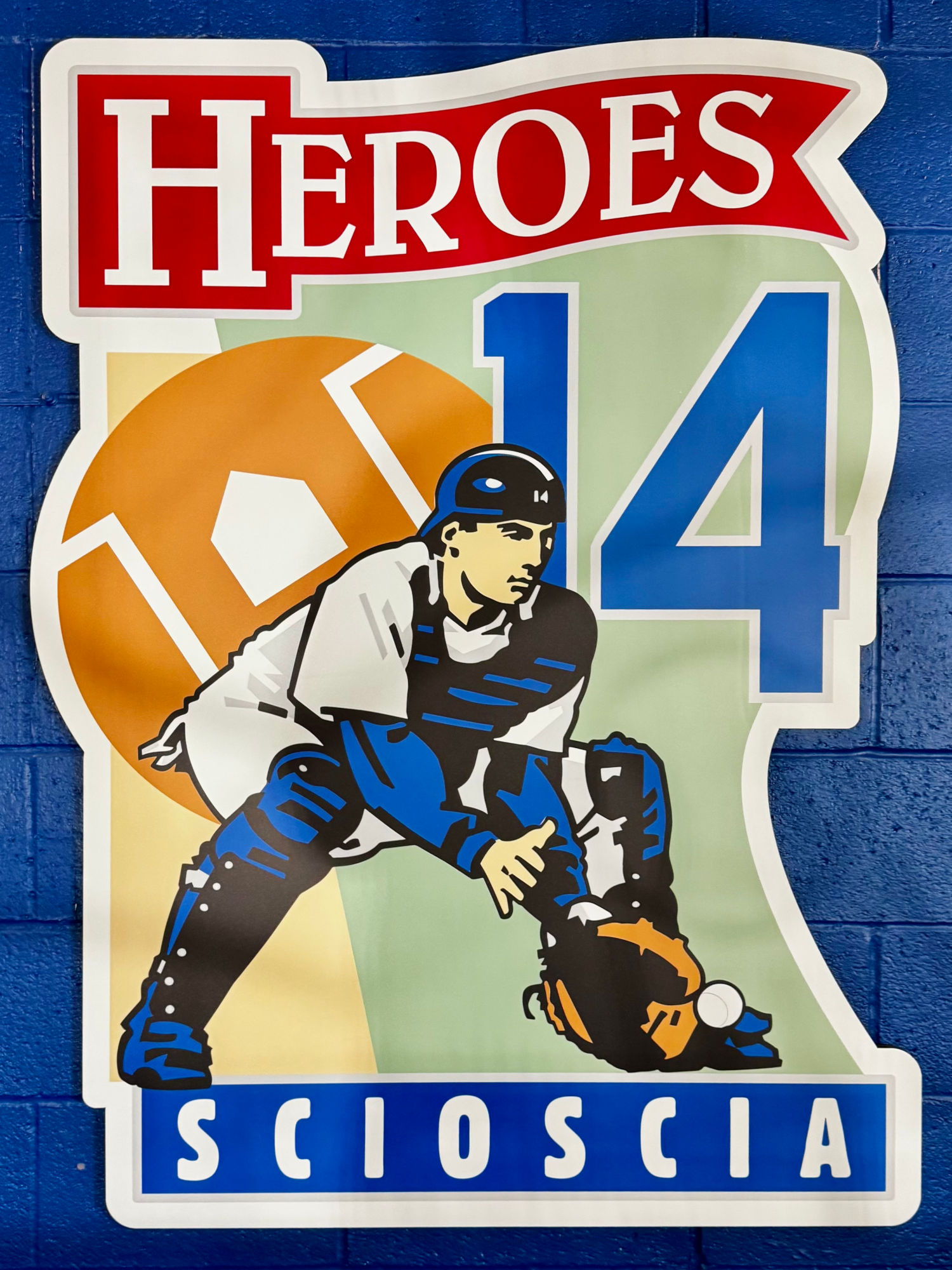 Dodger Hero Sleeve Patch Mike Scioscia