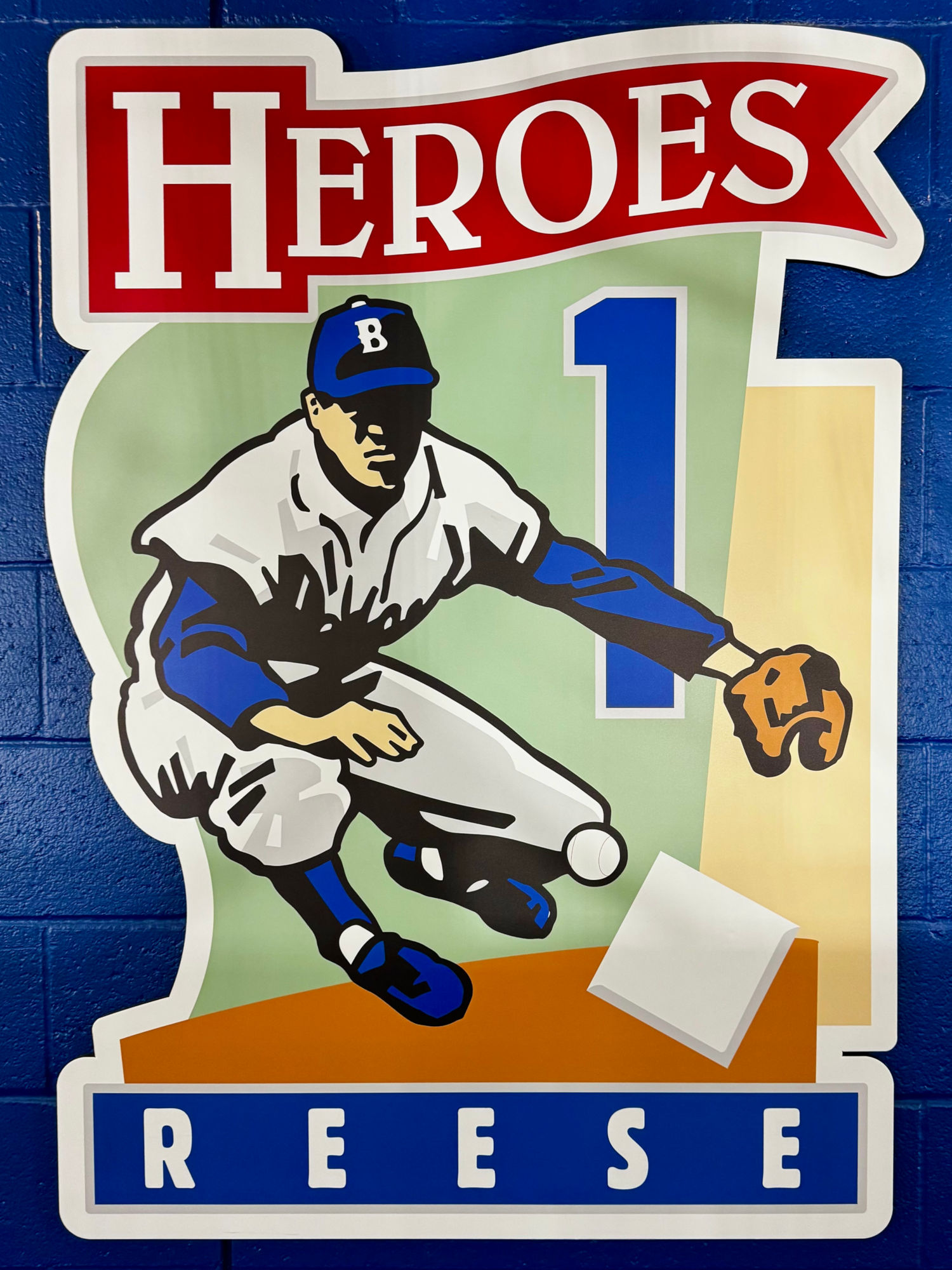 Dodger Hero Sleeve Patch Pee Wee Reese