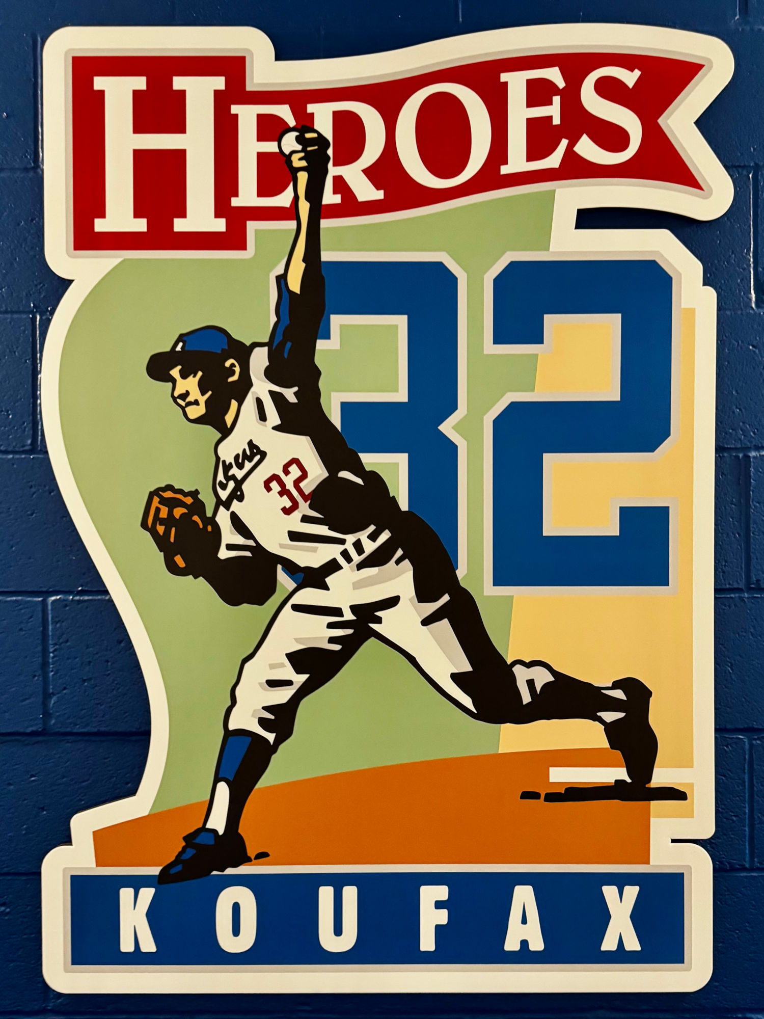 Dodger Hero Sleeve Patches Sandy Koufax