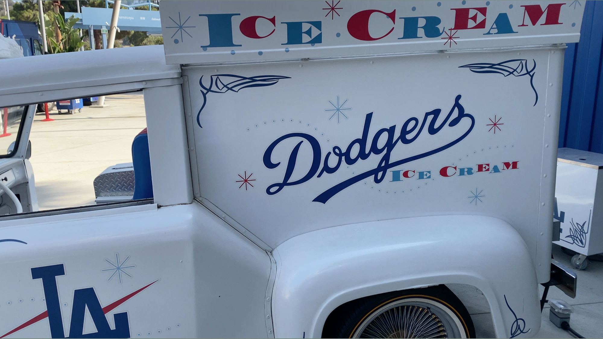 Dodger Stadium Ice Cream Truck Back