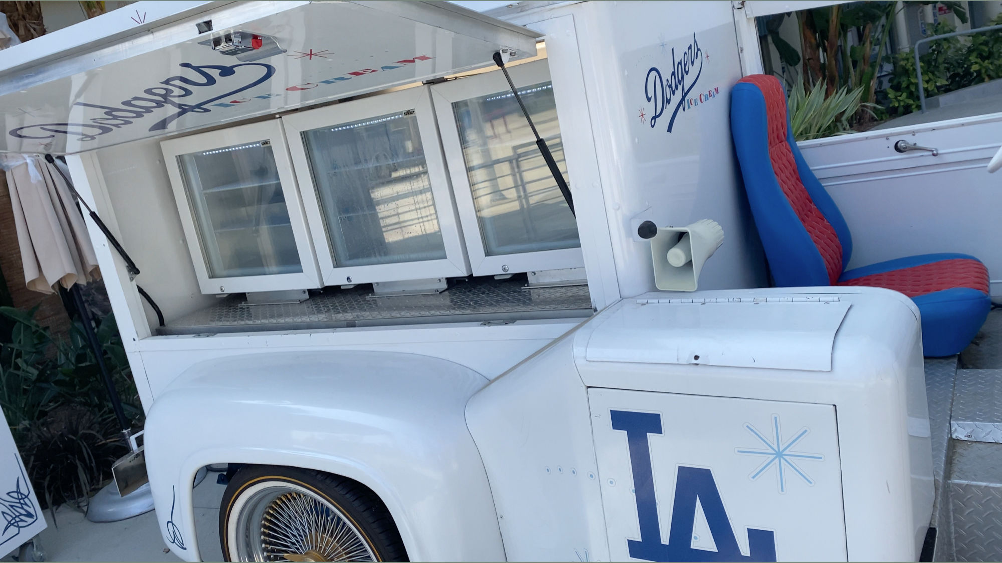 Dodger Stadium Ice Cream Truck Refridgerator