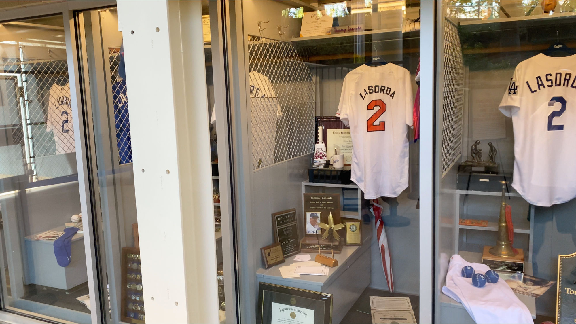 Dodger Locker Tommy Lasorda