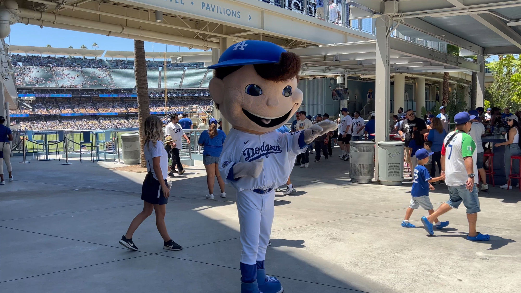 Dodger Stadium Mascot