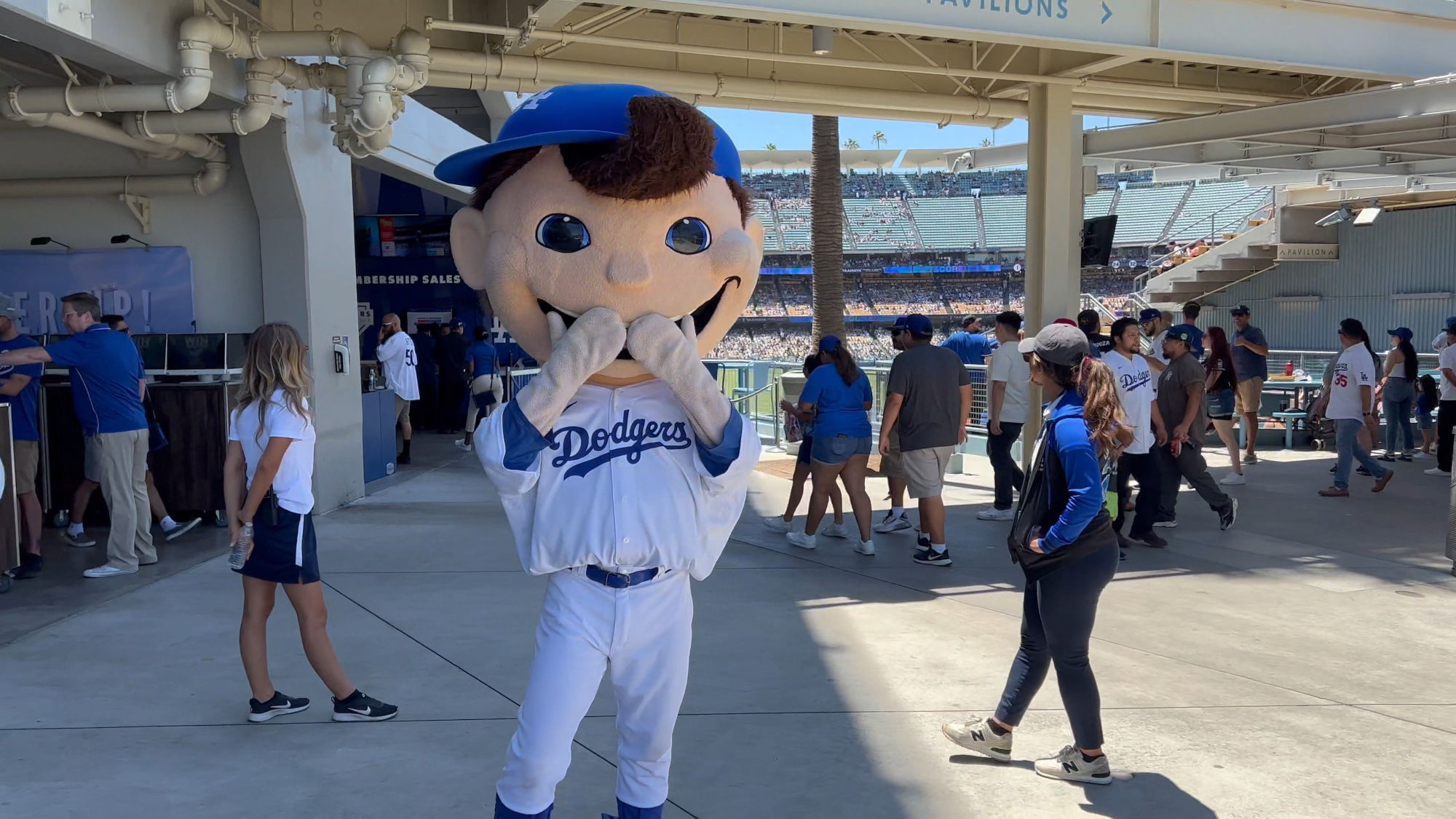 Dodger Stadium Mascot