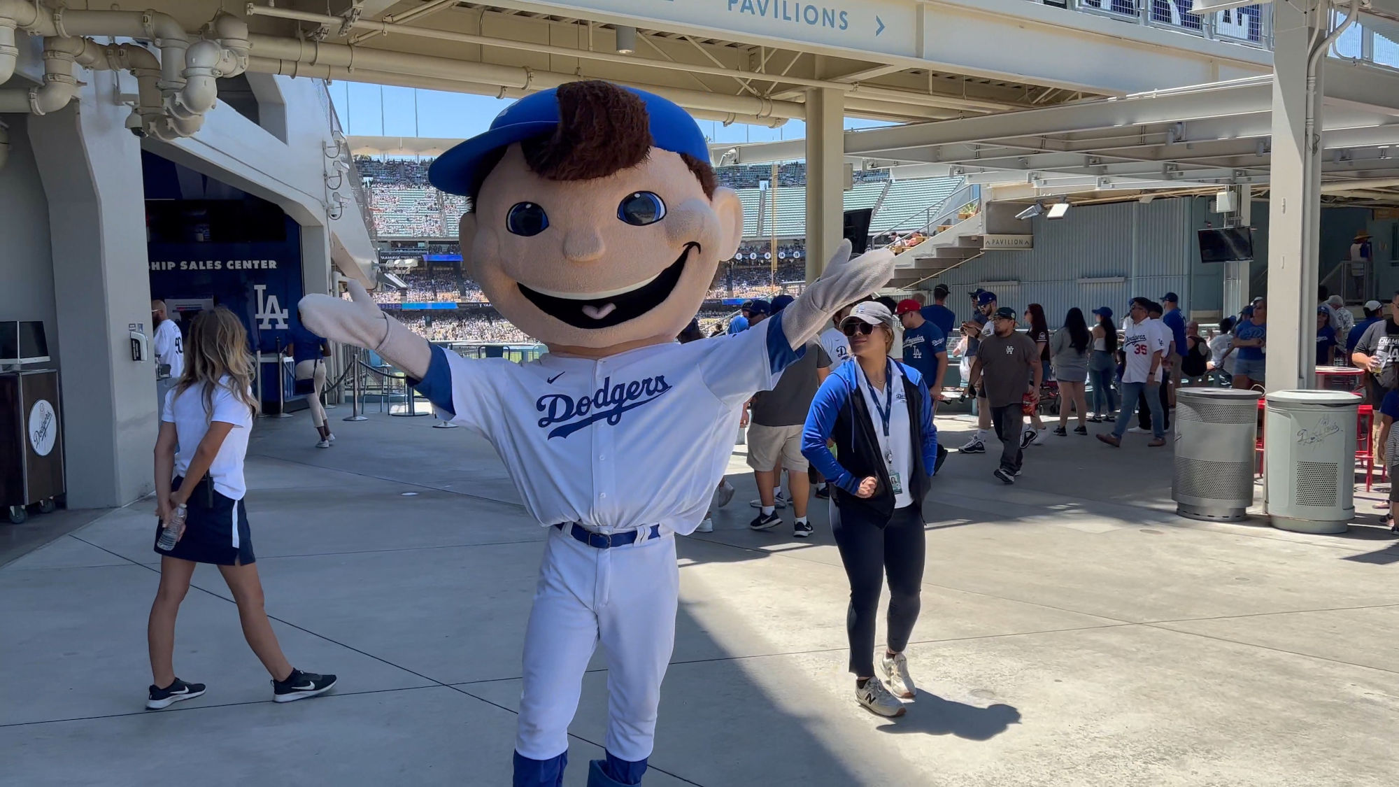 Dodger Stadium Mascot