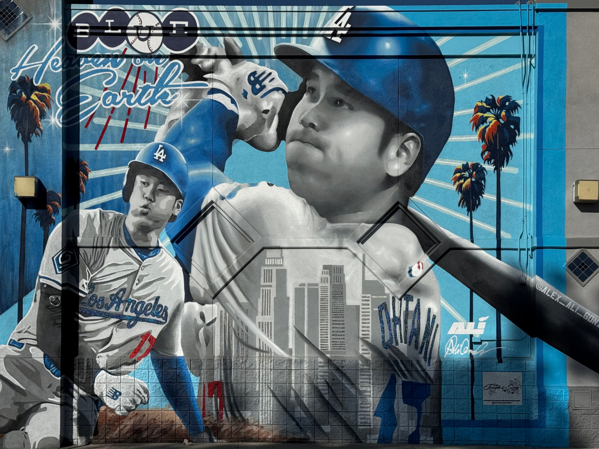 Ohtani Mural Dodger Mural Ohtani Mural