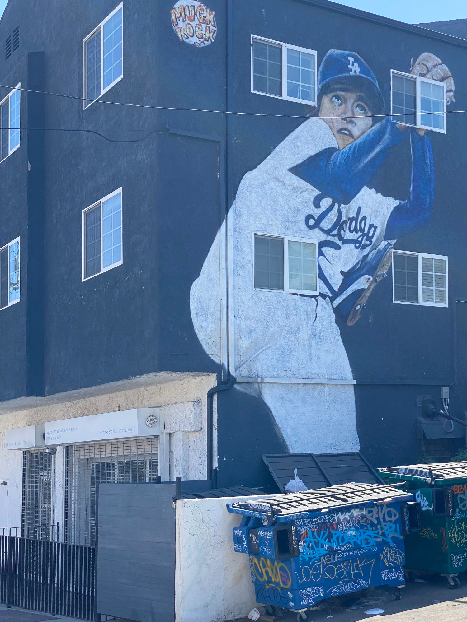 Dodger Mural Angelino Heights