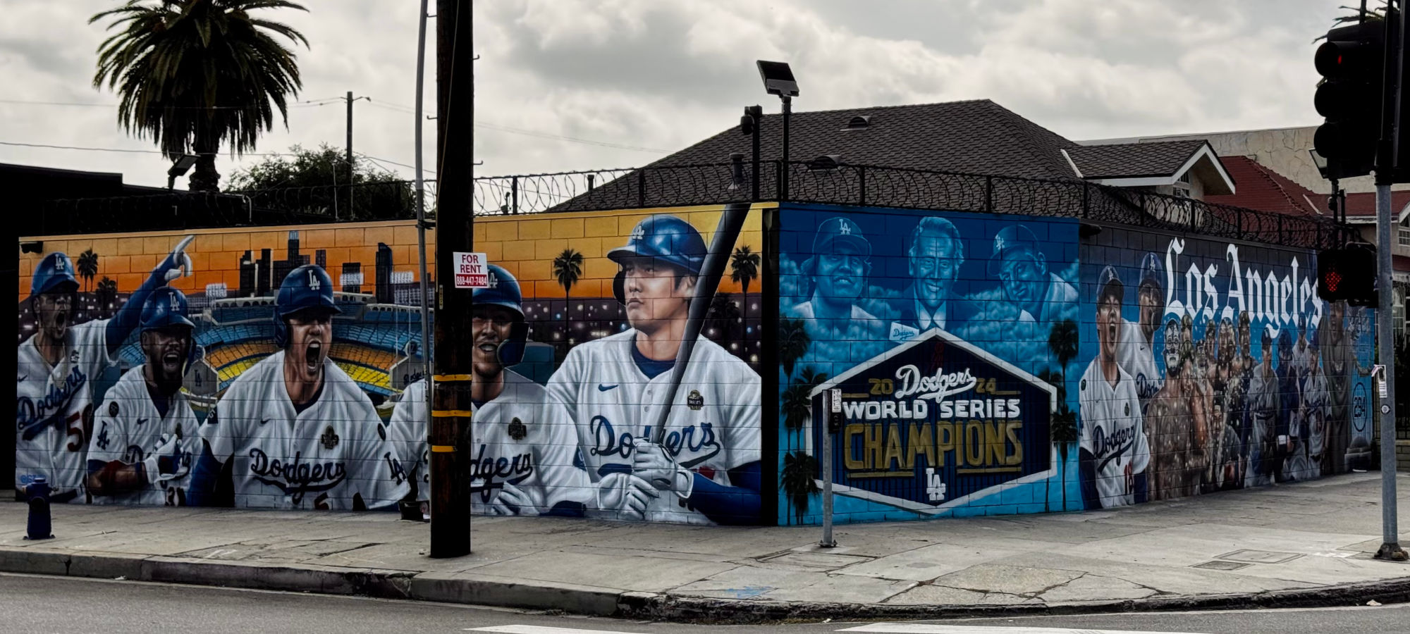 Dodger Mural Central Alameda