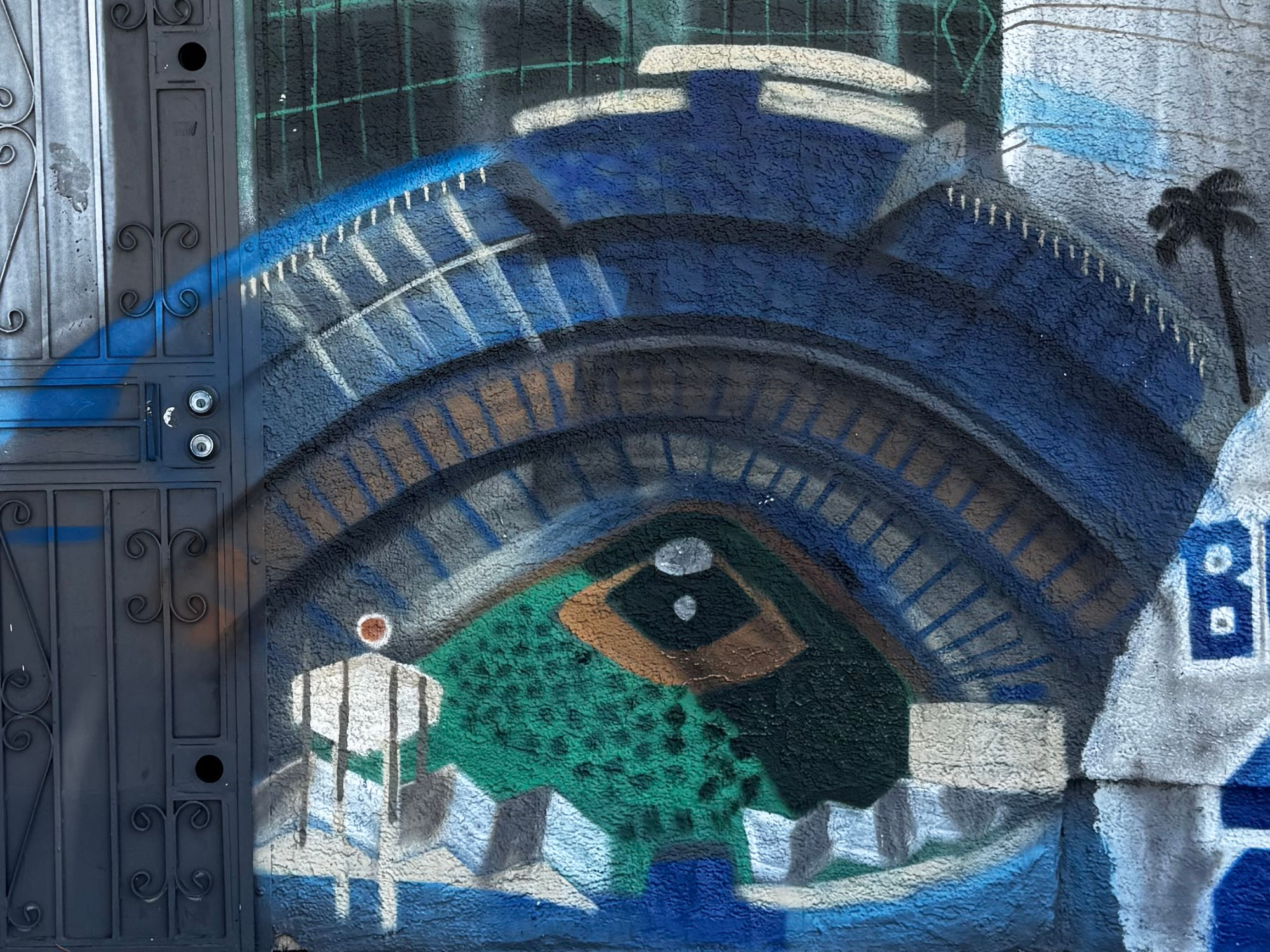 East LA Dodger Stadium Dodger Mural East LA Dodger Stadium
