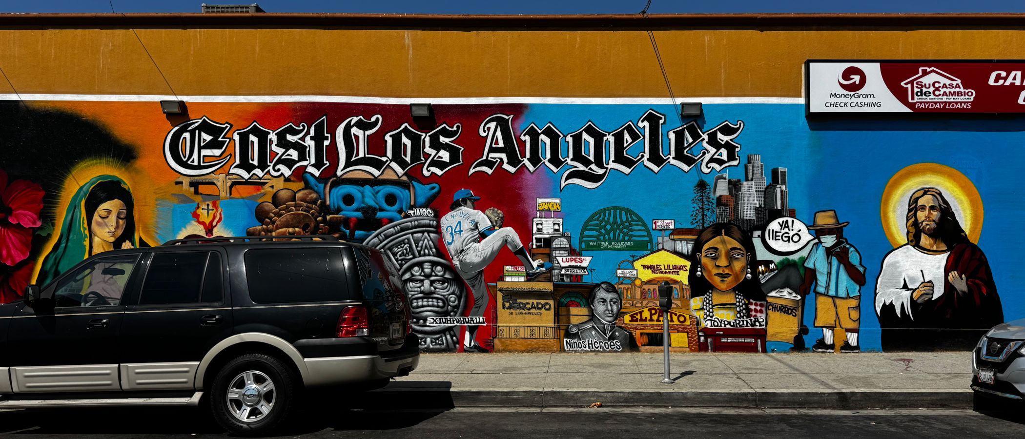 East Los Angeles Dodger Mural East Los Angeles