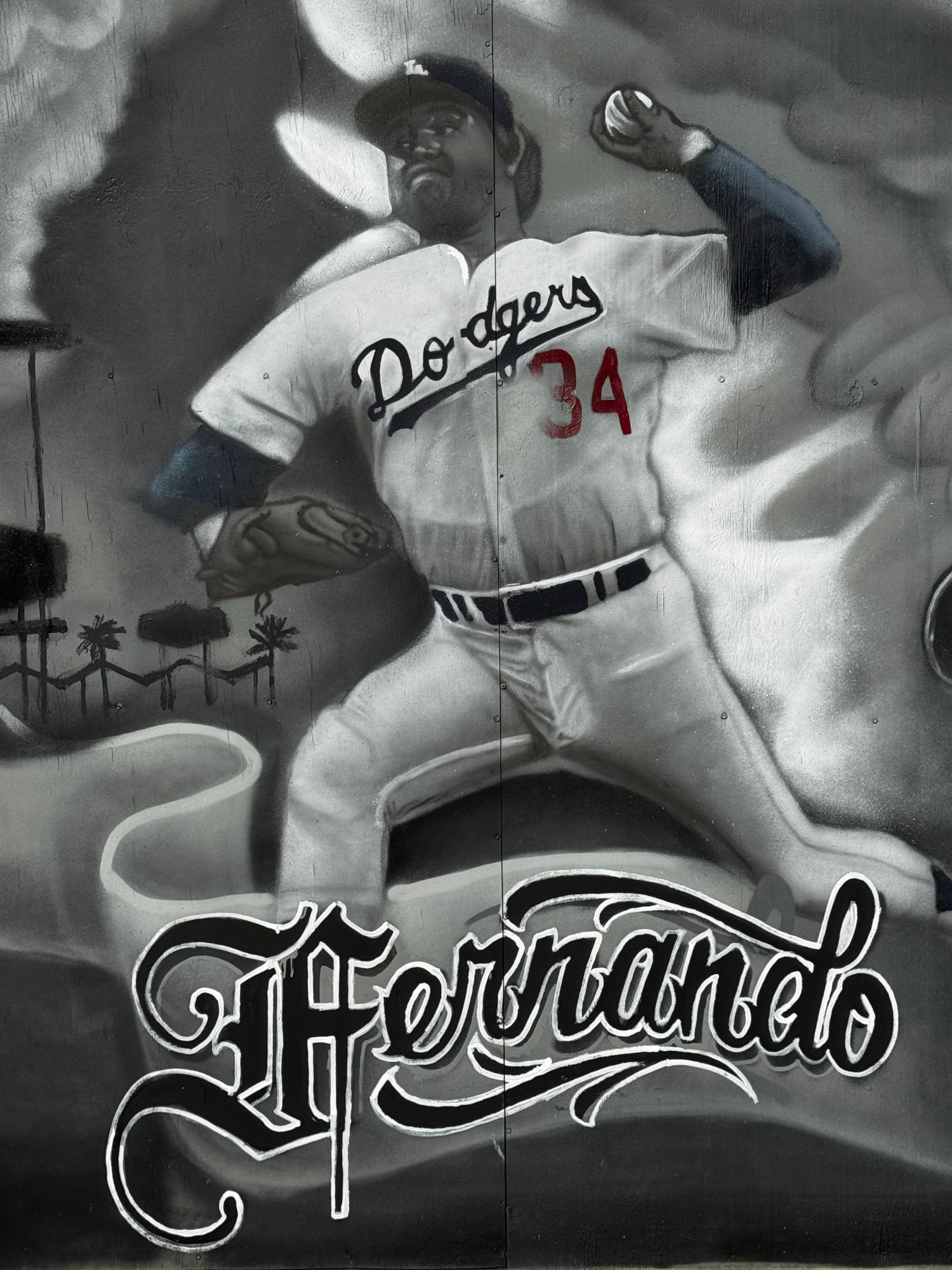 Fernando 34 Dodger Mural Fernando 34
