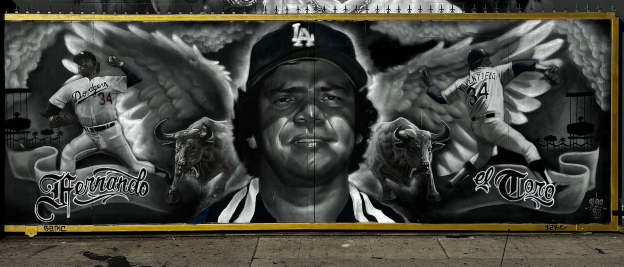 Fernando Valenzuela El Toro Dodger Mural Fernando Valenzuela El Toro