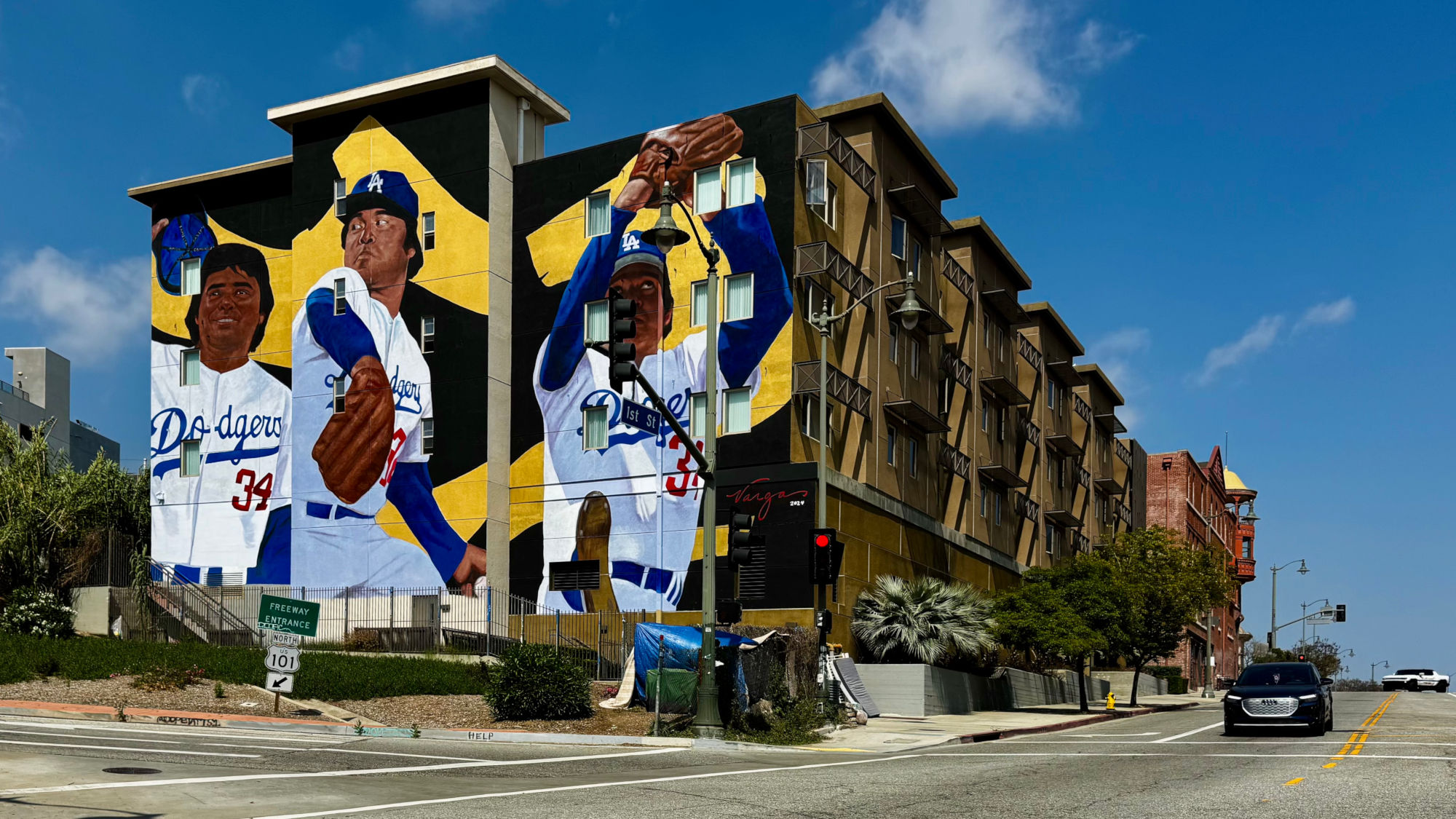 Dodger Mural Fernando Valenzuela