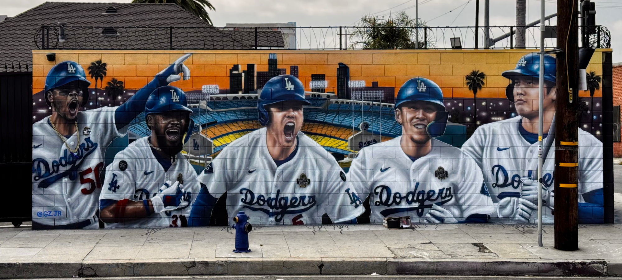 Dodger Mural Hooper Ave