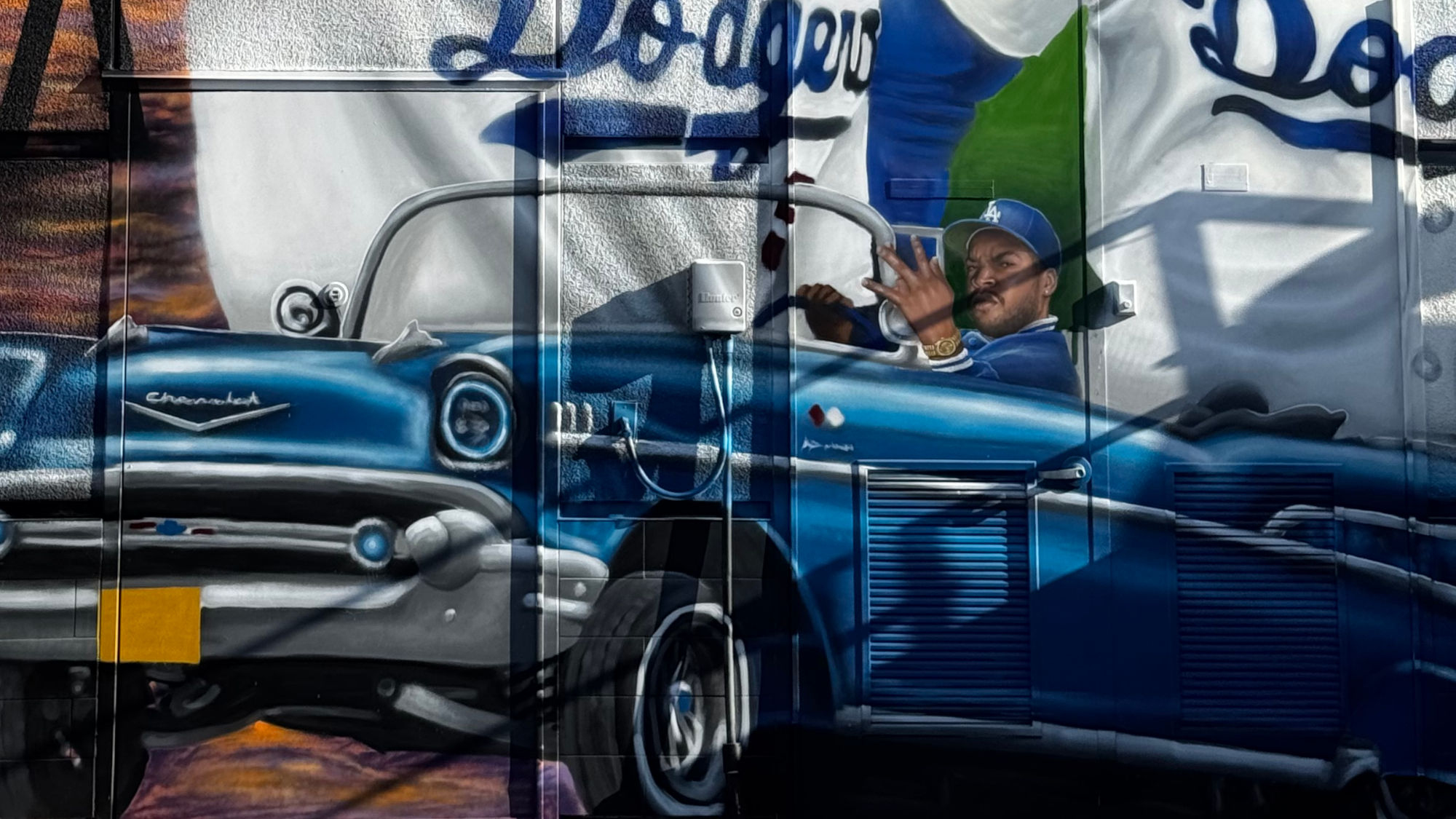 Ice Cube Dodger Mural Ice Cube